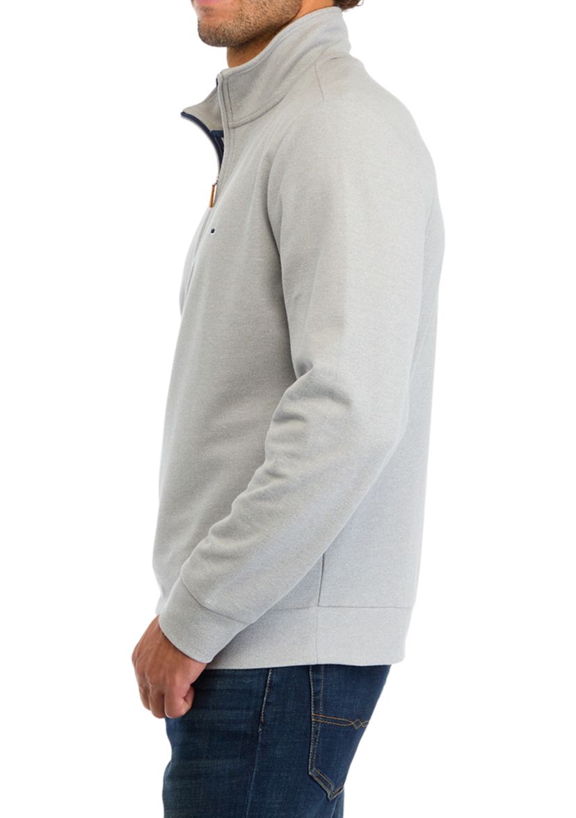 Oxford Piqué 1/4 Zip Pullover