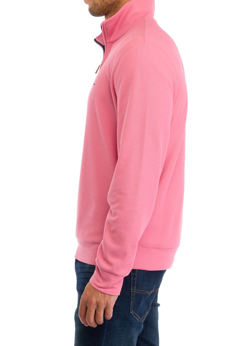 Oxford Piqué 1/4 Zip Pullover