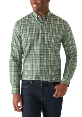 Crown & Ivy Men's Long Sleeve Plaid Shirt