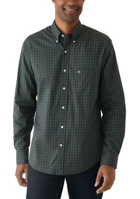 Crown & Ivy Men's Long Sleeve Plaid Shirt