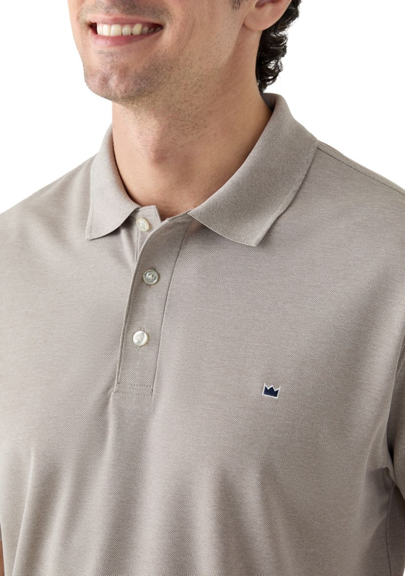 Crown & Ivy™ Men's Short Sleeve Pique Polo | Belk