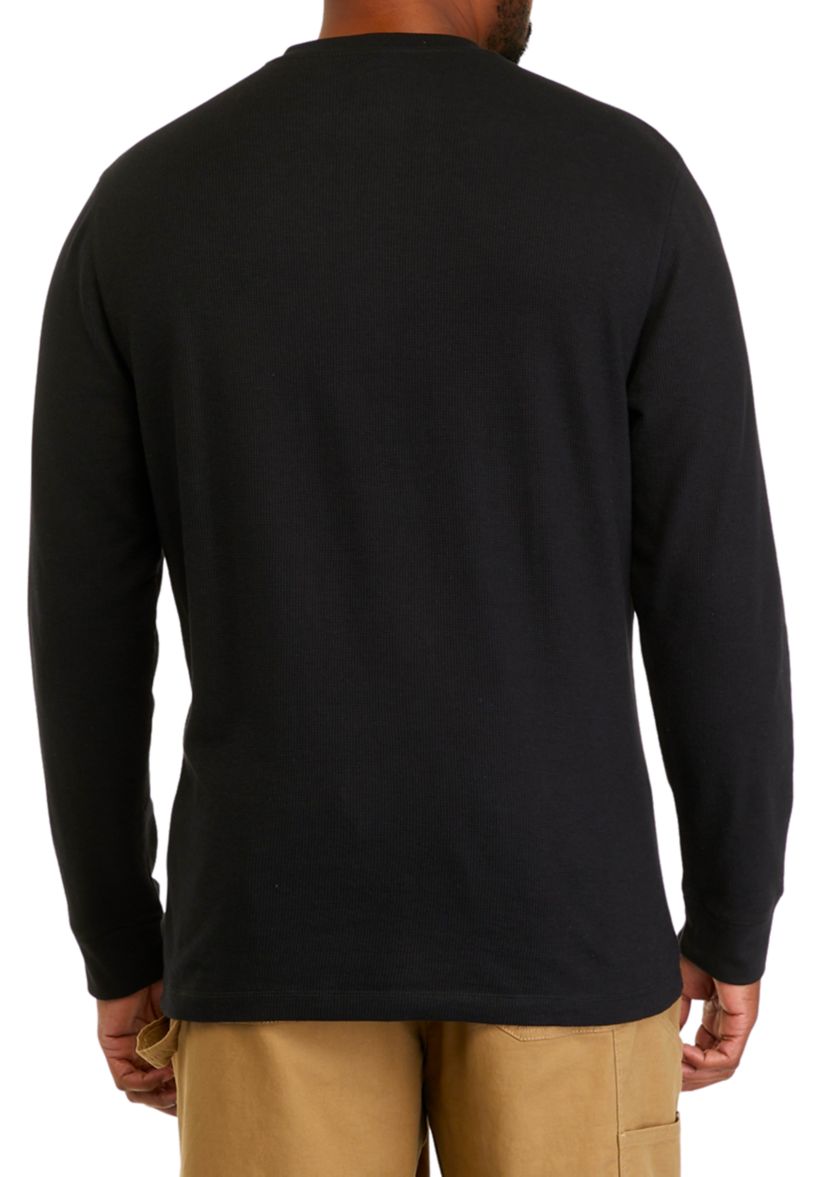 Big & Tall Long Sleeve Thermal Henley Shirt