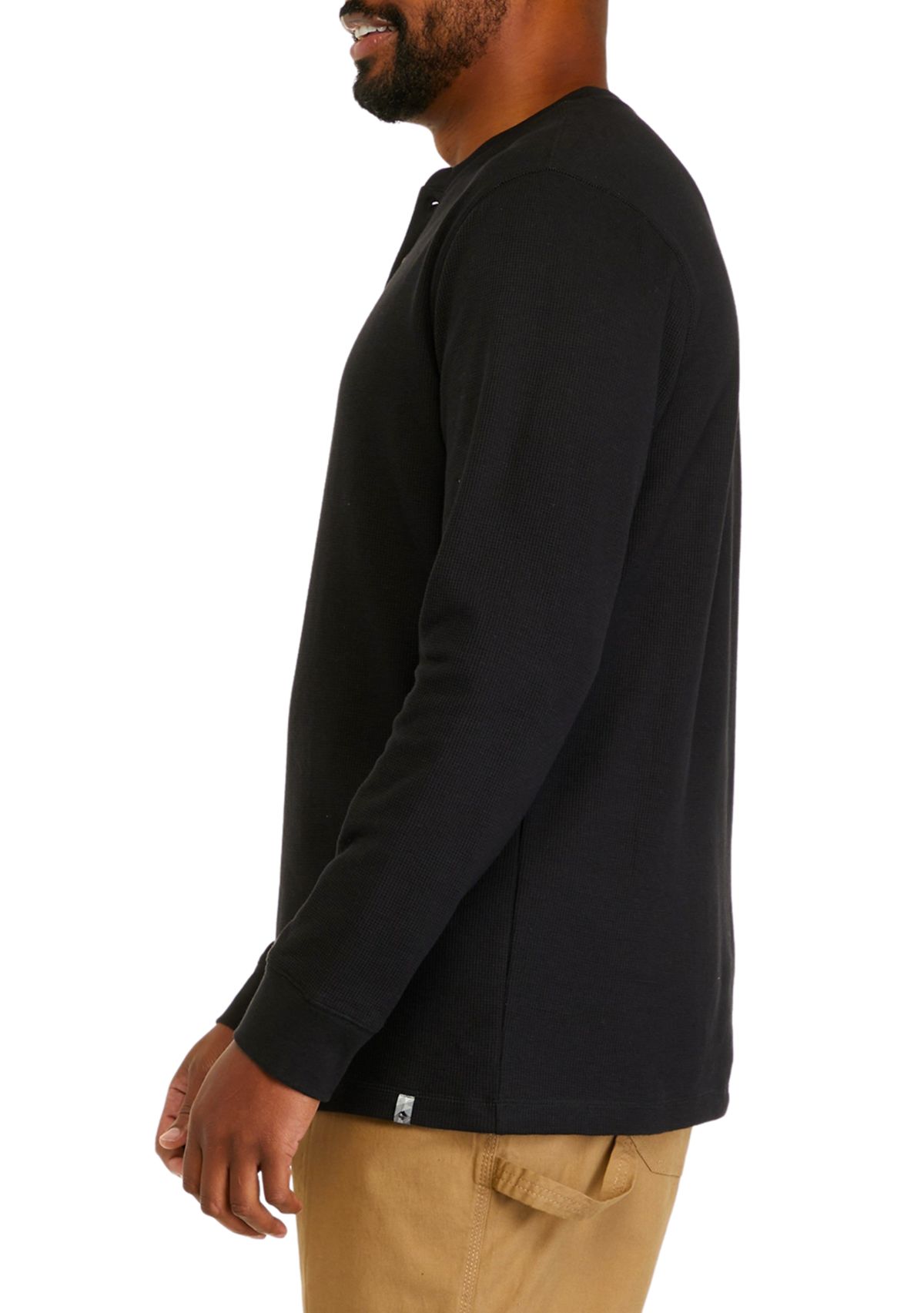Big & Tall Long Sleeve Thermal Henley Shirt