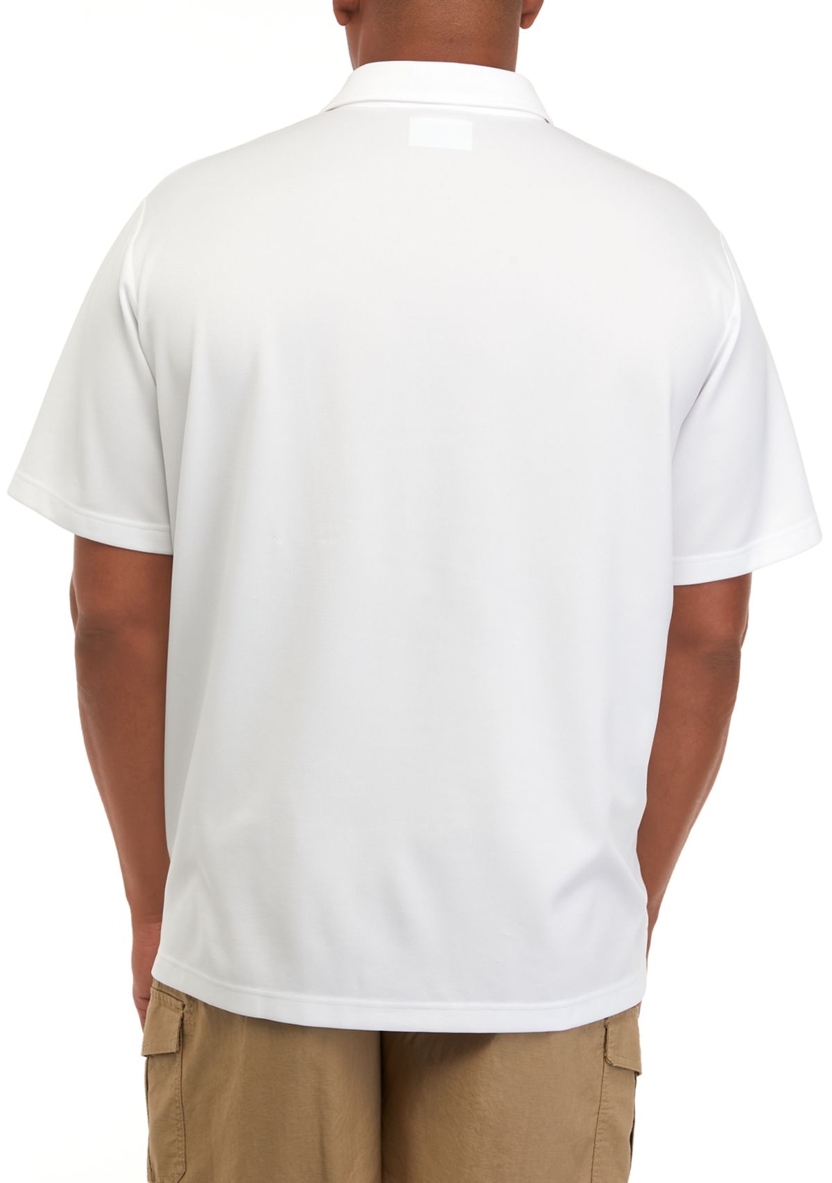 Big & Tall Short Sleeve Fishing Polo Shirt