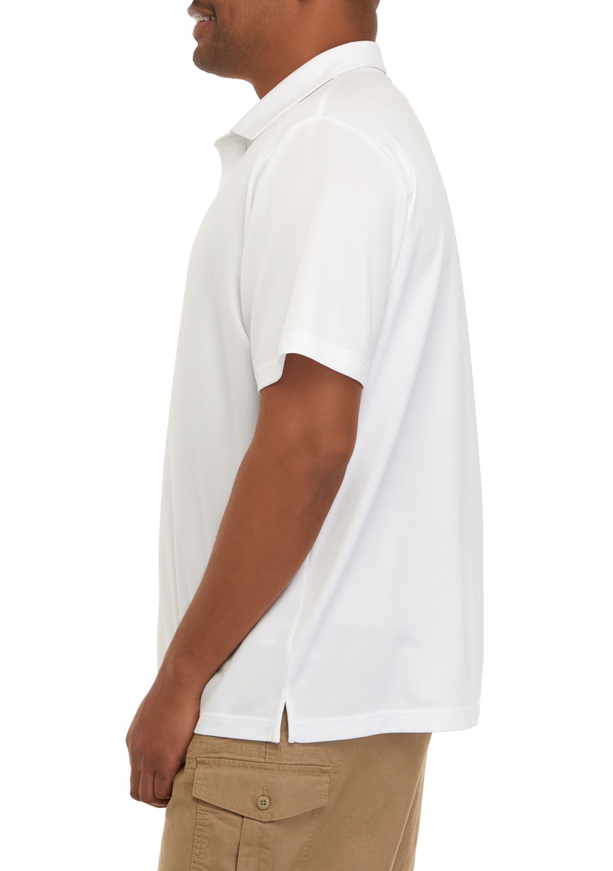 Big & Tall Short Sleeve Fishing Polo Shirt