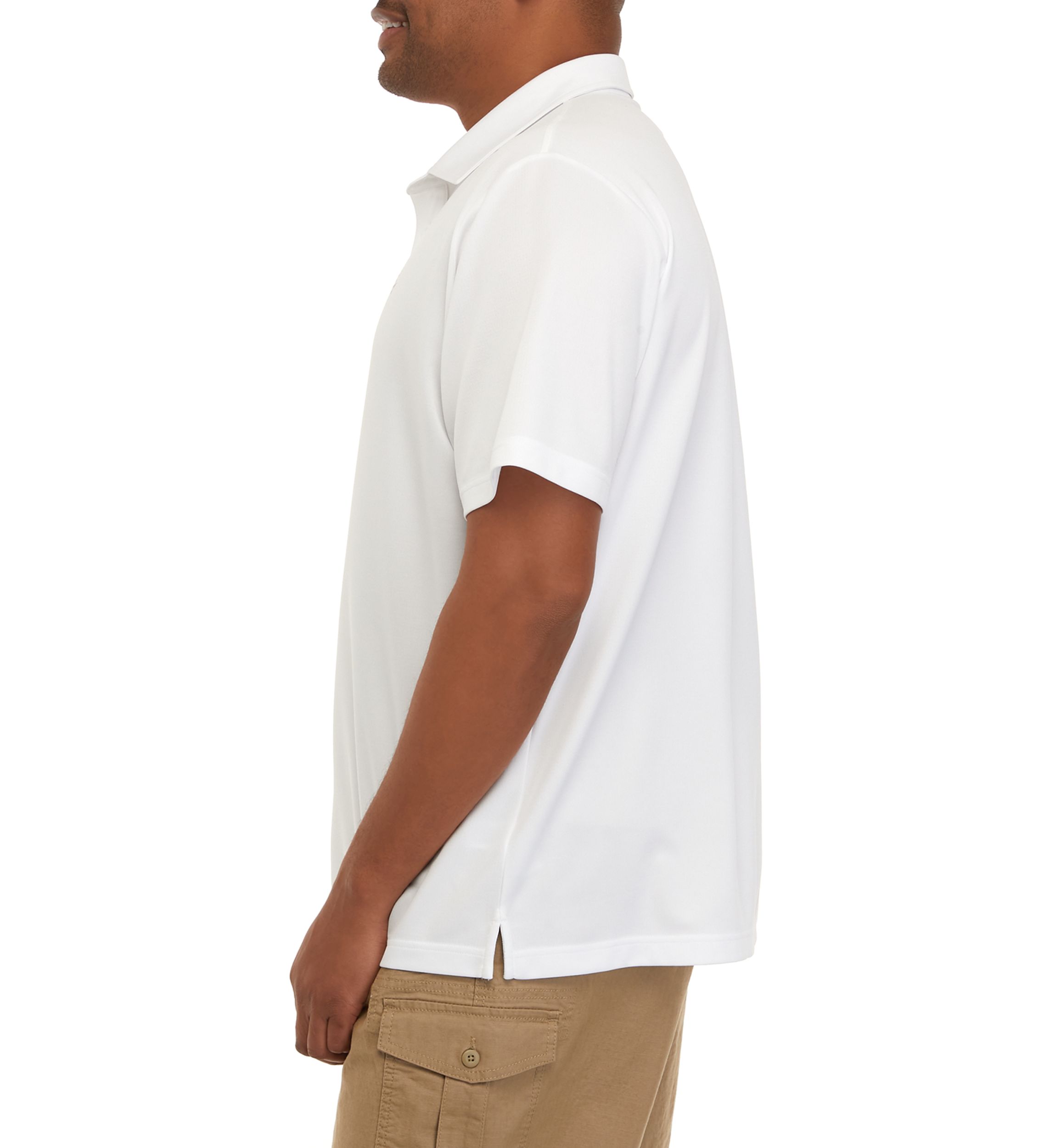 Big & Tall Short Sleeve Fishing Polo Shirt