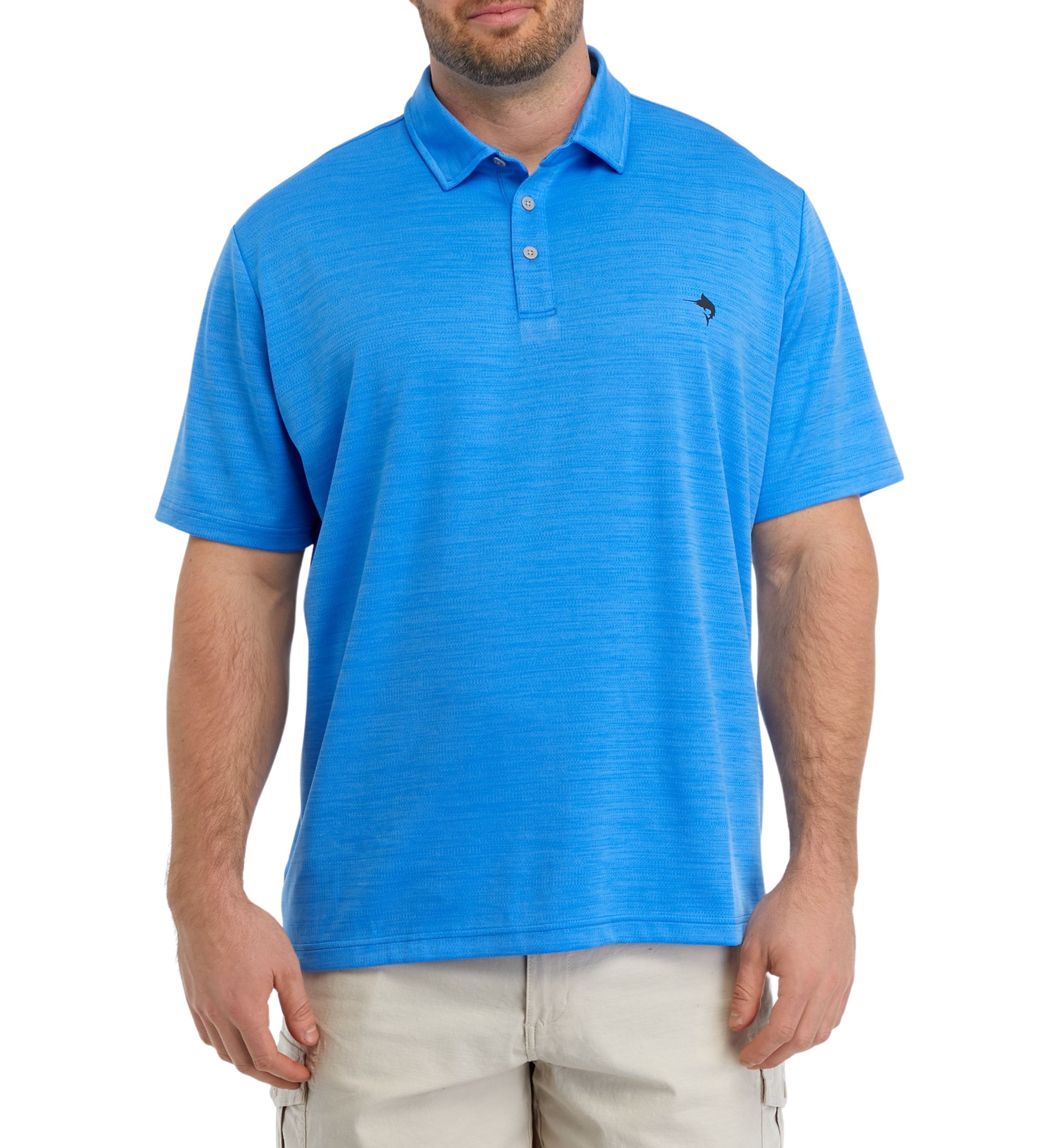 Big & Tall Short Sleeve Fishing Polo Shirt