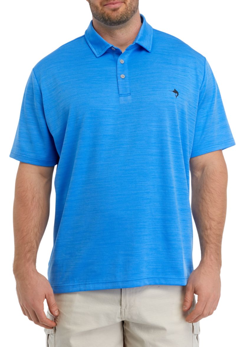 Big & Tall Short Sleeve Fishing Polo Shirt