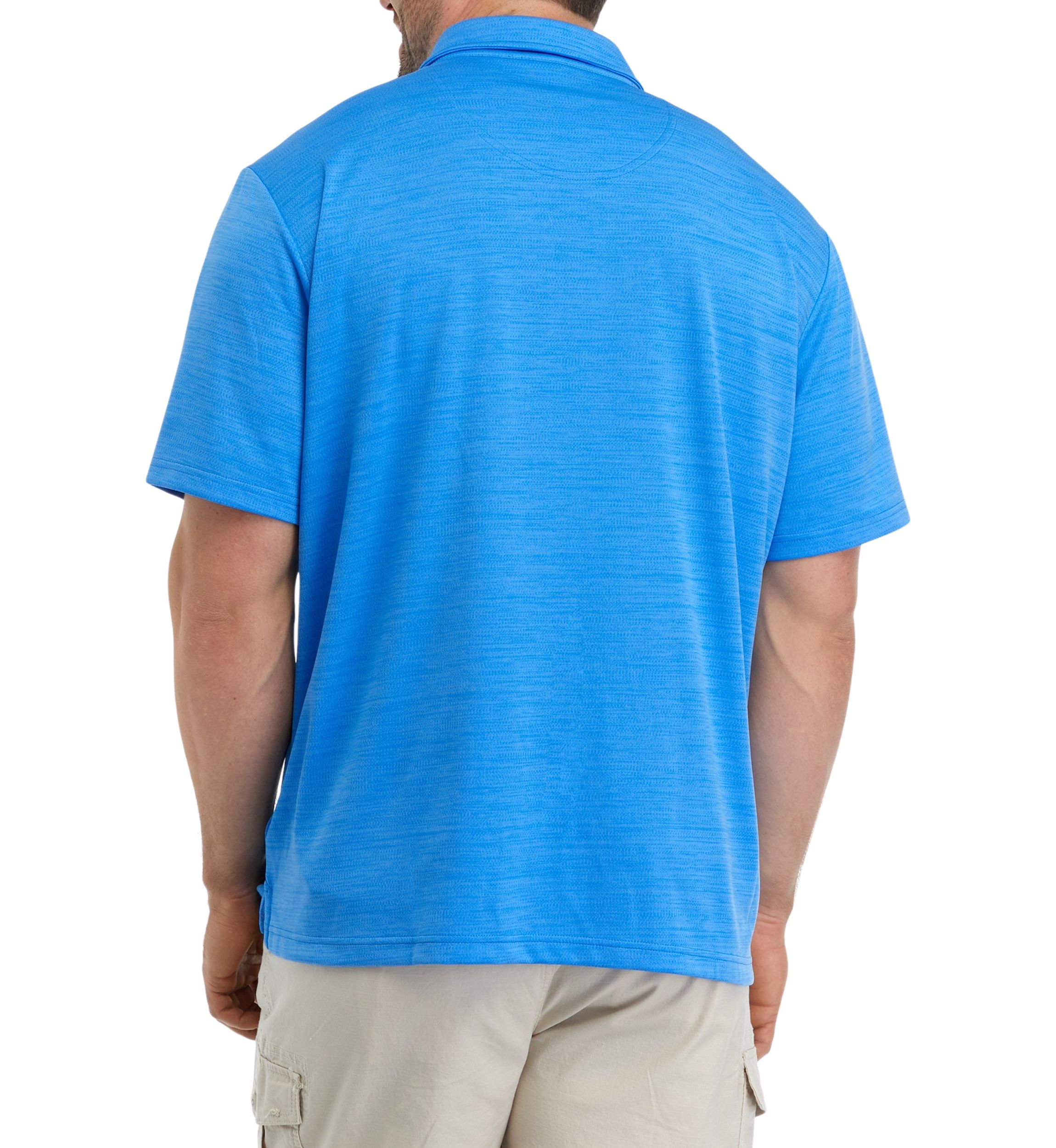 Big & Tall Short Sleeve Fishing Polo Shirt