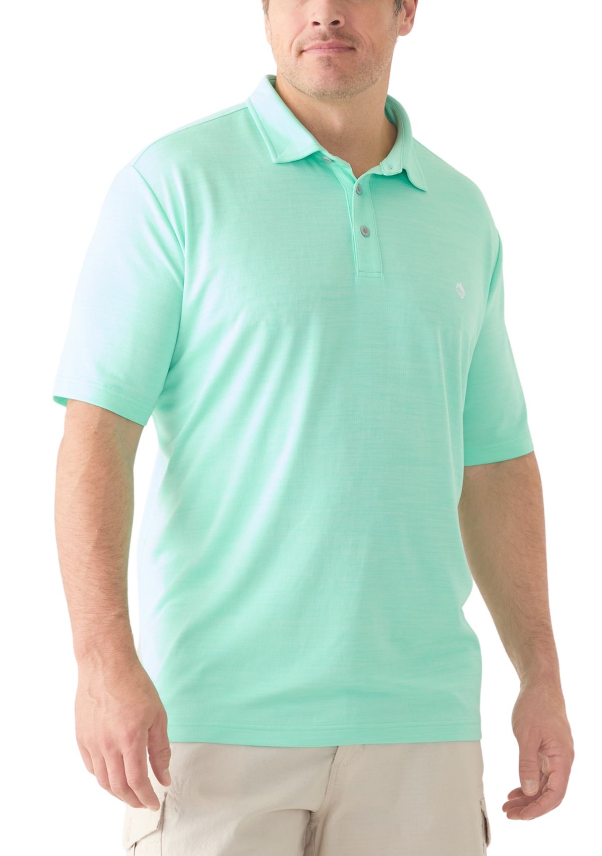 Big & Tall Short Sleeve Fishing Polo Shirt