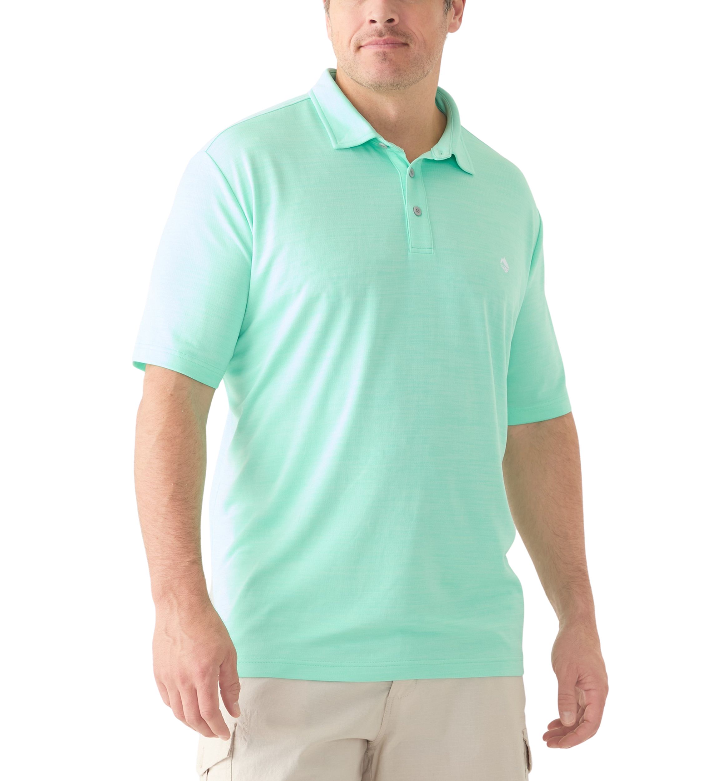 Big & Tall Short Sleeve Fishing Polo Shirt