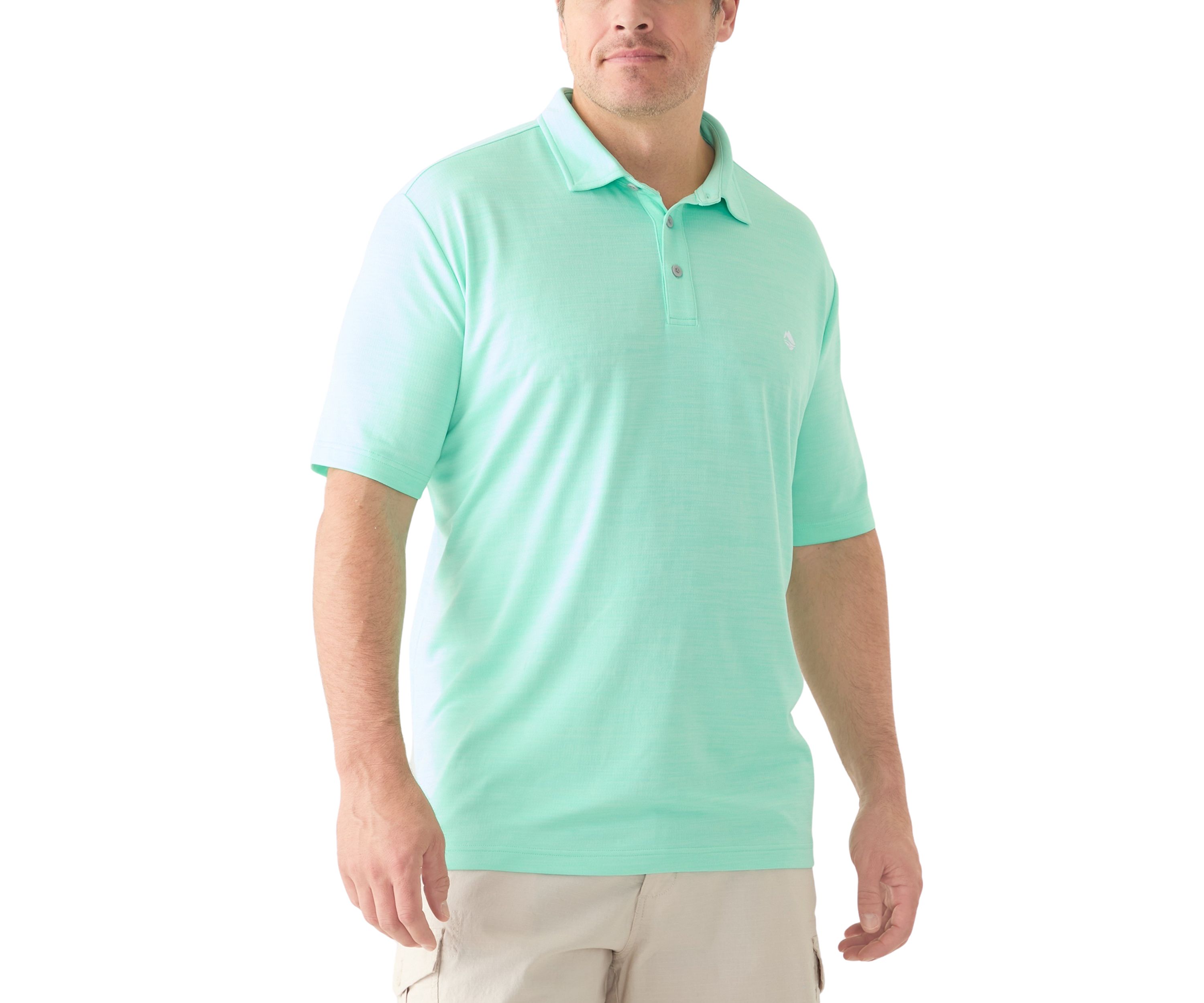 Big & Tall Short Sleeve Fishing Polo Shirt