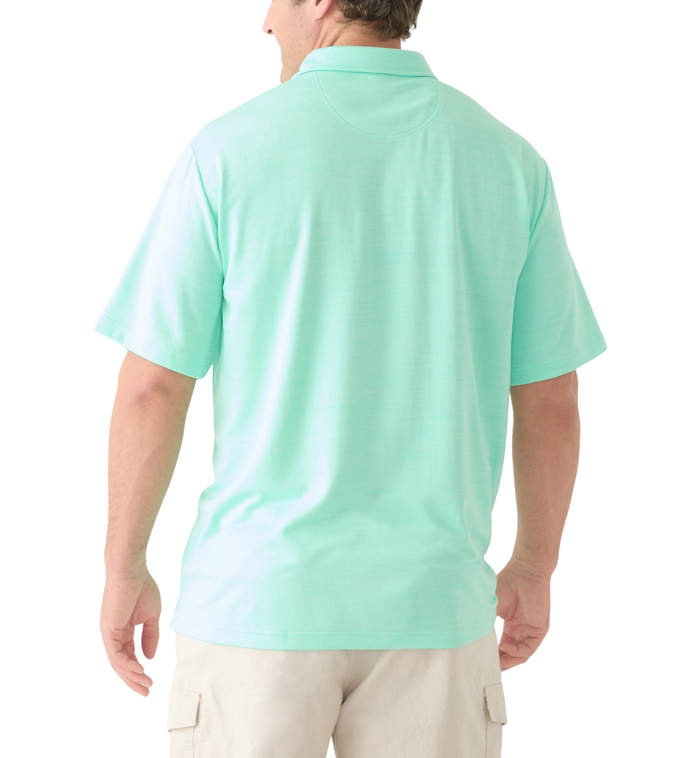 Big & Tall Short Sleeve Fishing Polo Shirt