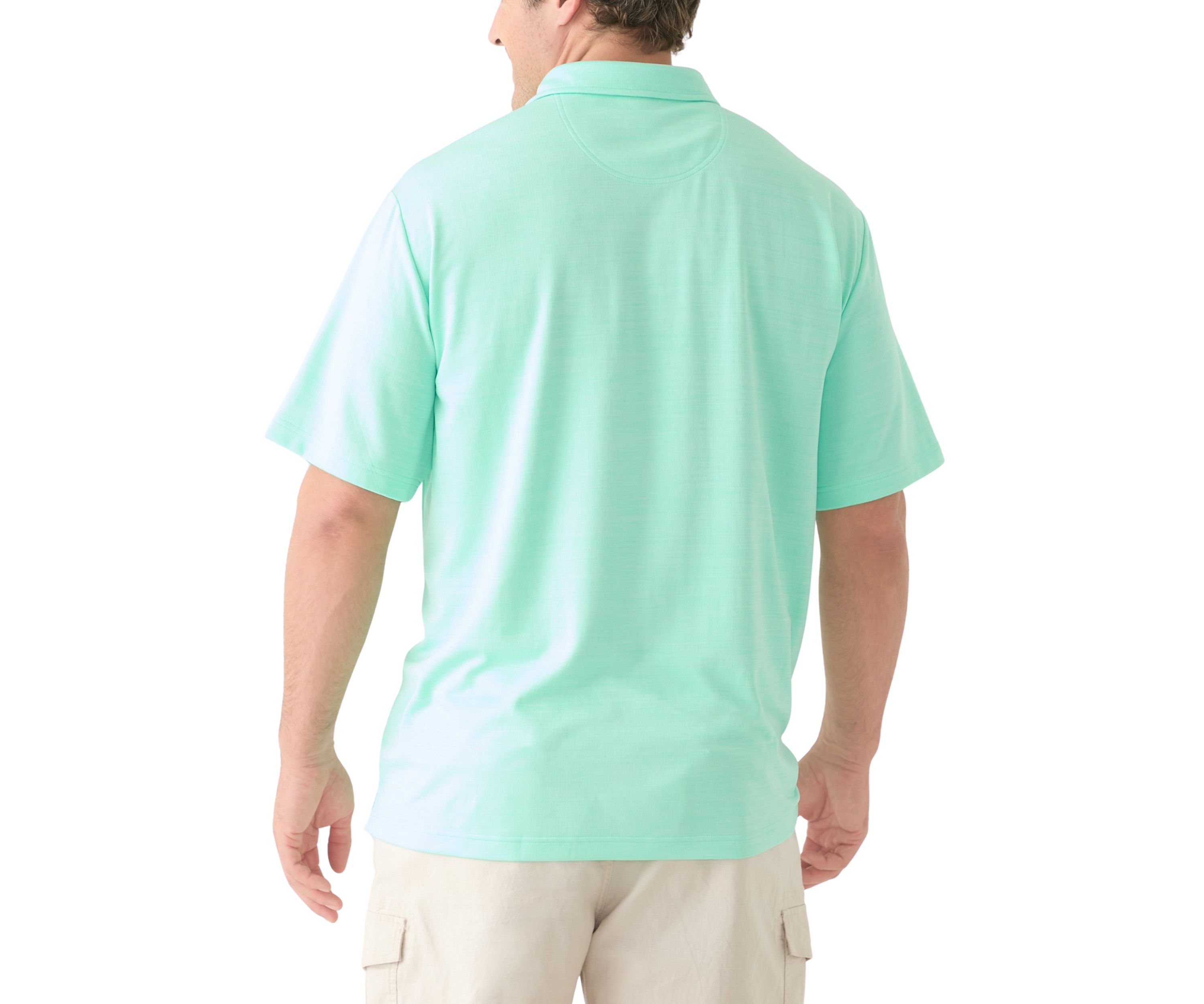 Big & Tall Short Sleeve Fishing Polo Shirt