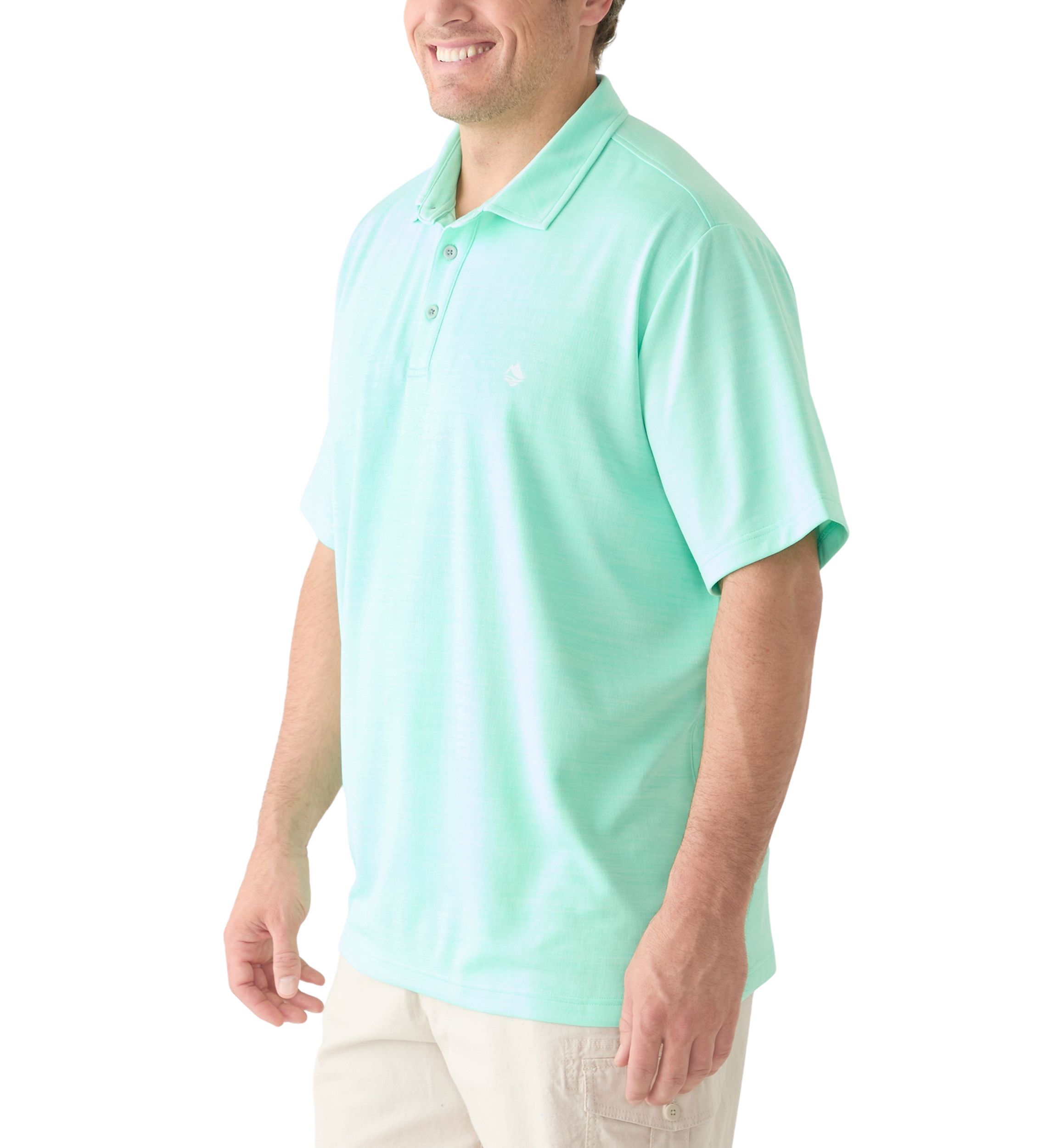 Big & Tall Short Sleeve Fishing Polo Shirt
