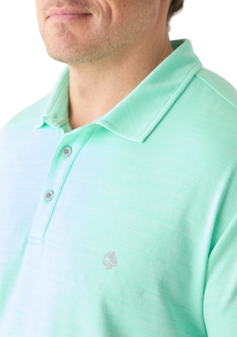 Big & Tall Short Sleeve Fishing Polo Shirt