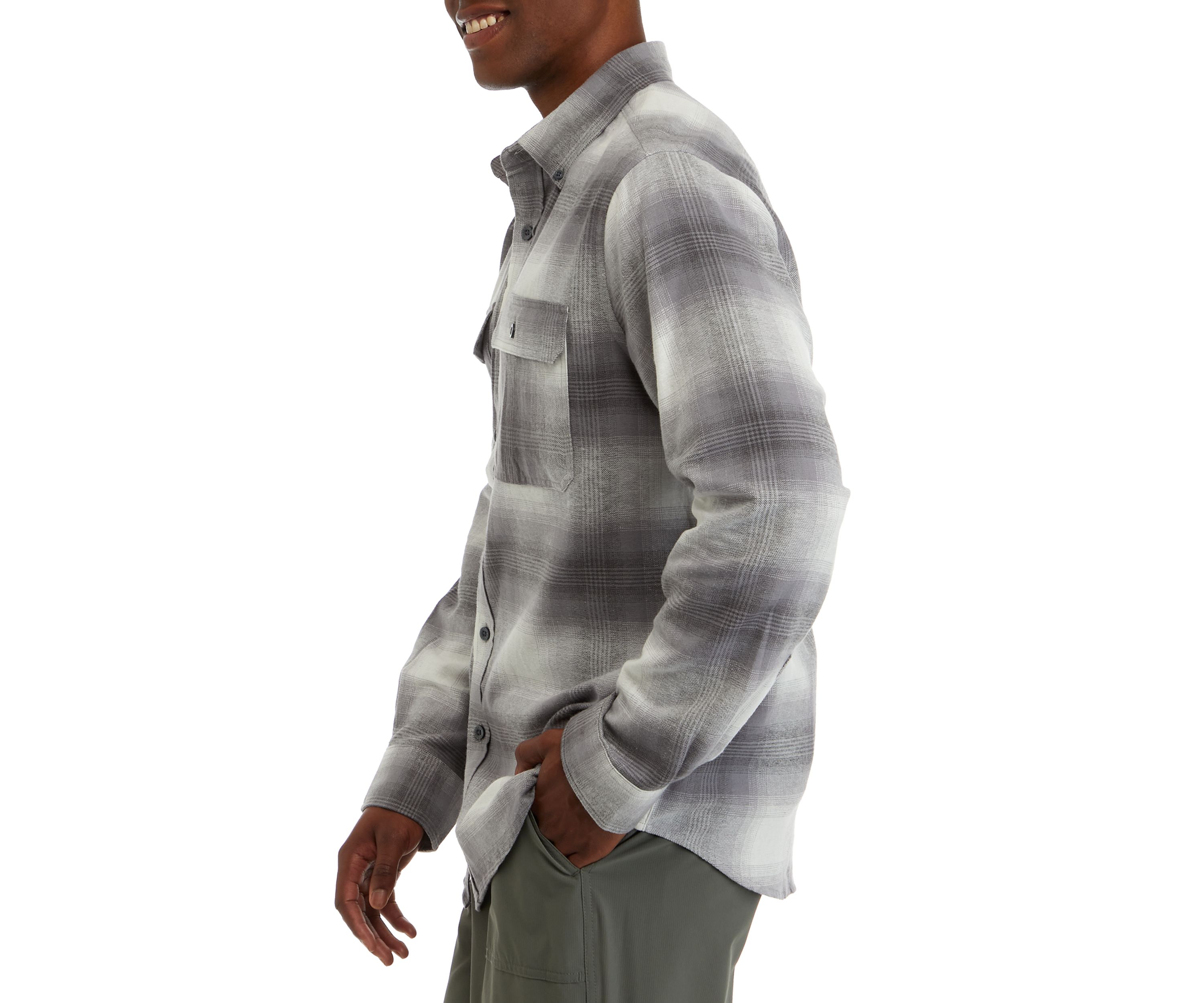 Mens Long Sleeve Flannel Shirt 