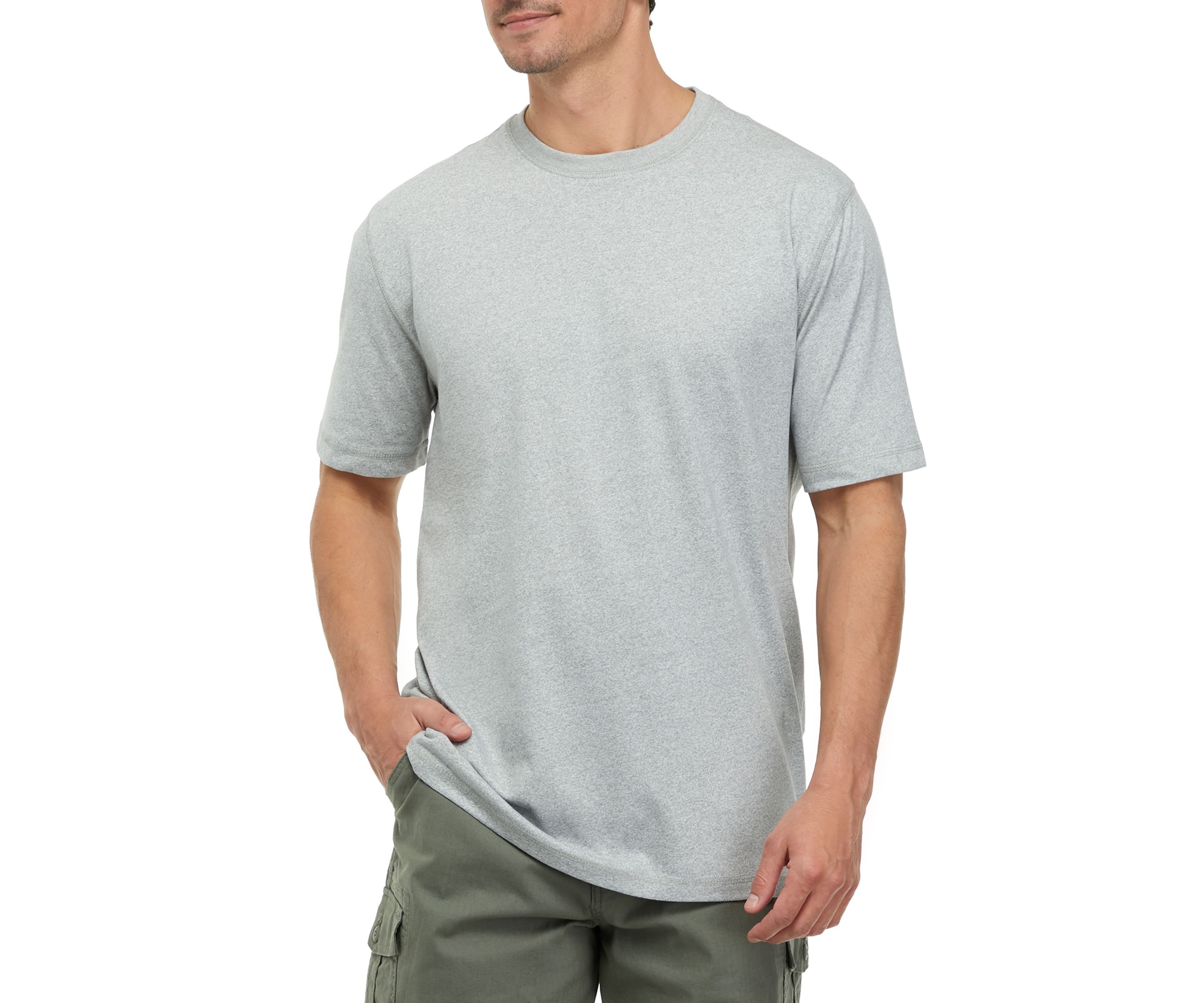 Short Sleeve Jaspe Crew Neck T-Shirt