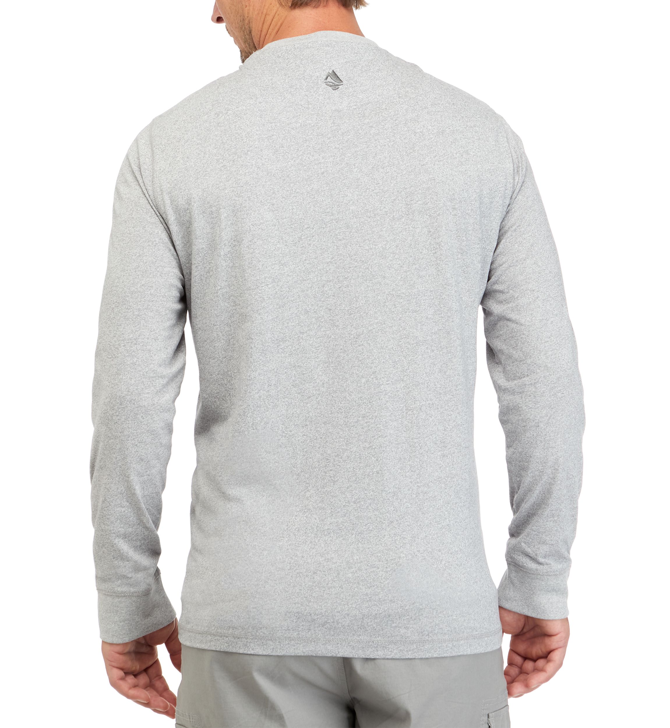 Long Sleeve Jaspe Crew Neck Shirt