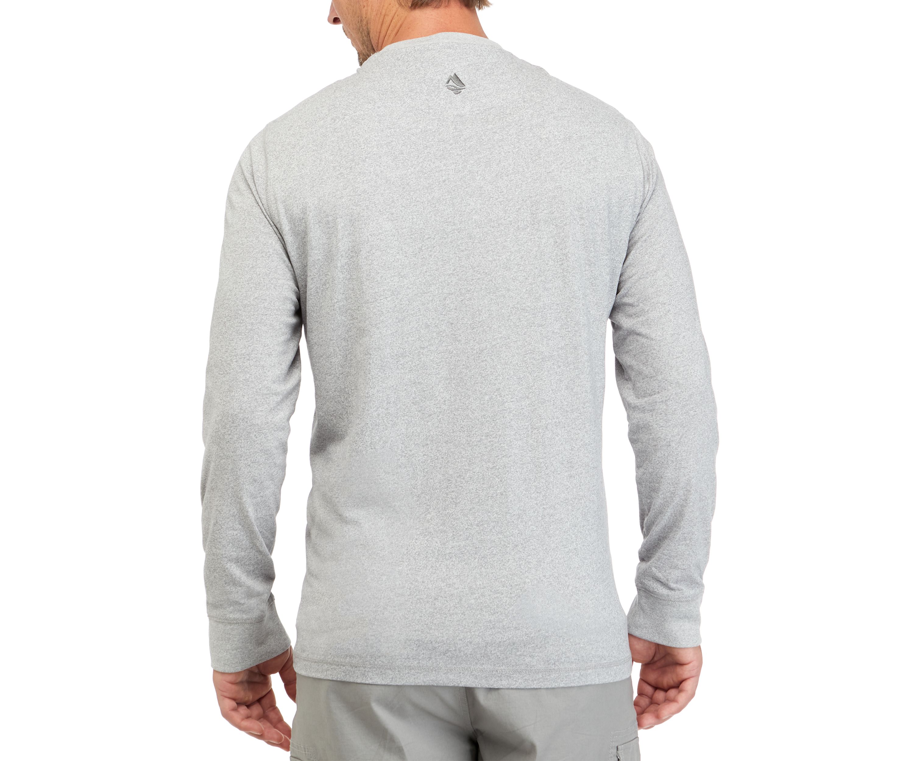 Long Sleeve Jaspe Crew Neck Shirt