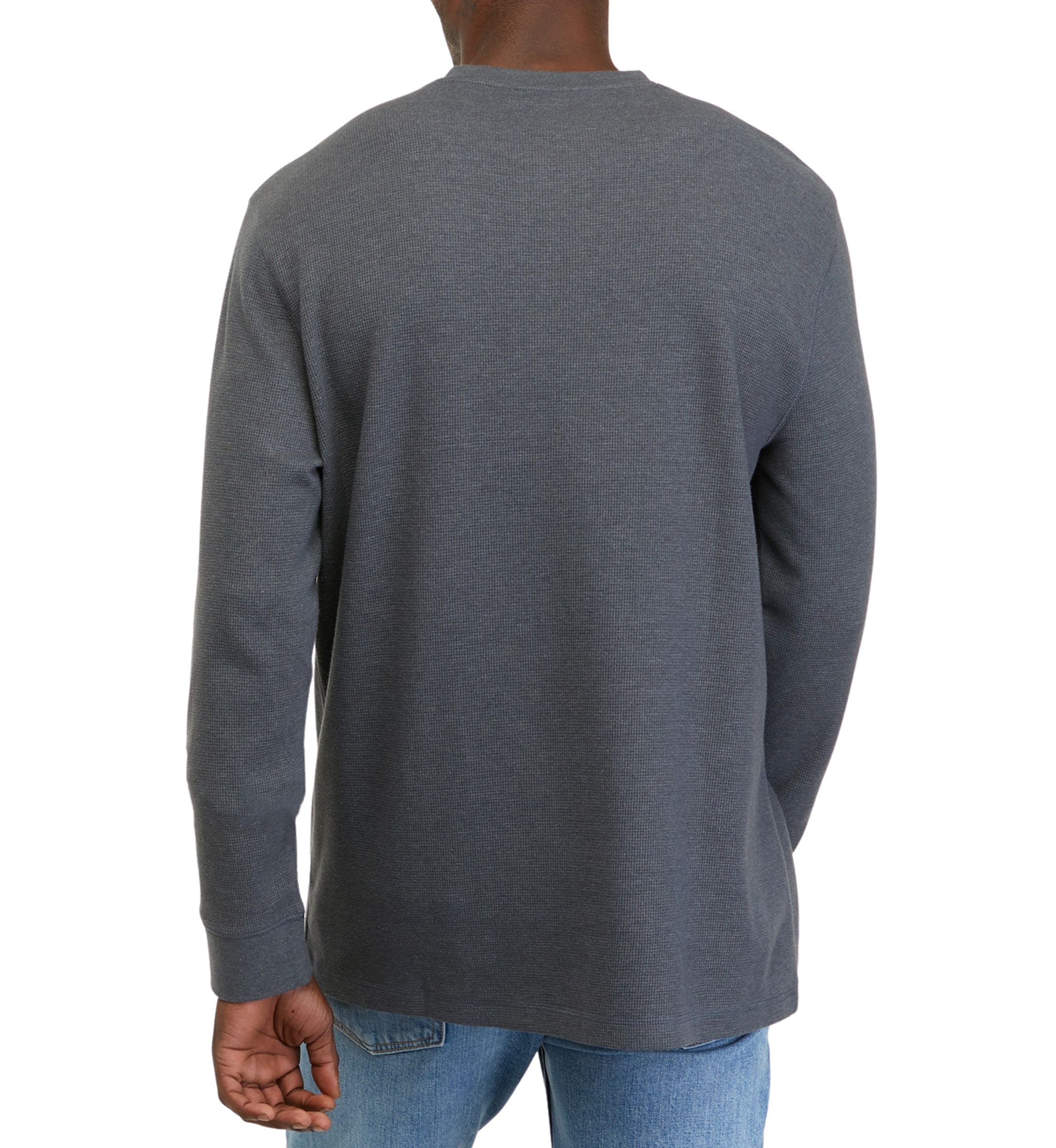 Long Sleeve Thermal Henley Shirt