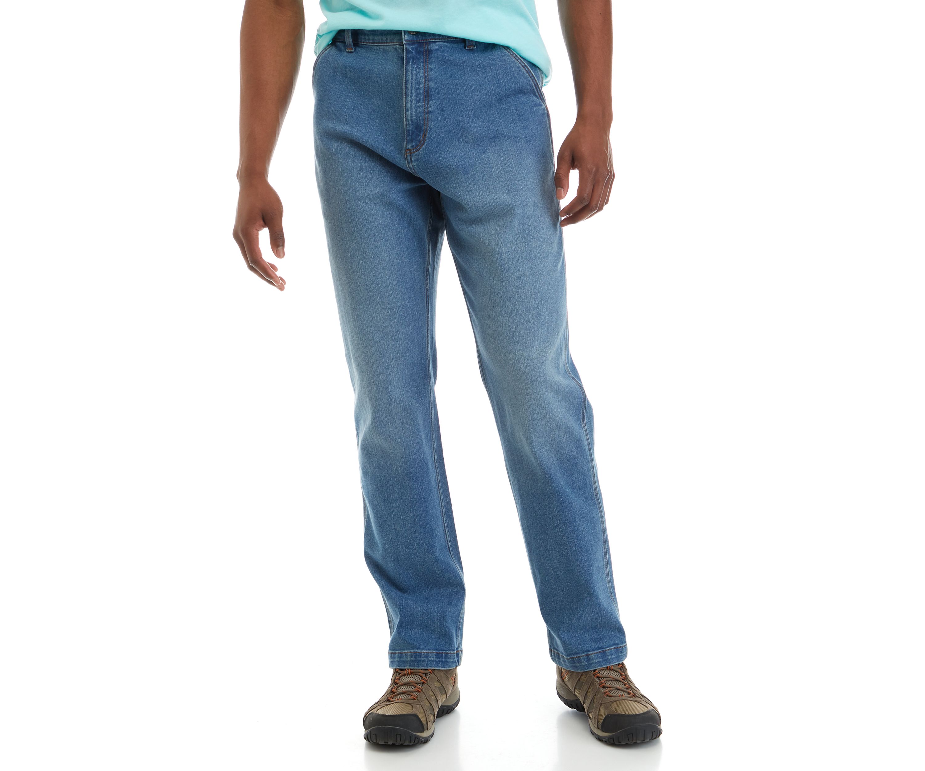 Mens Relaxed 5 Pocket Jeans 