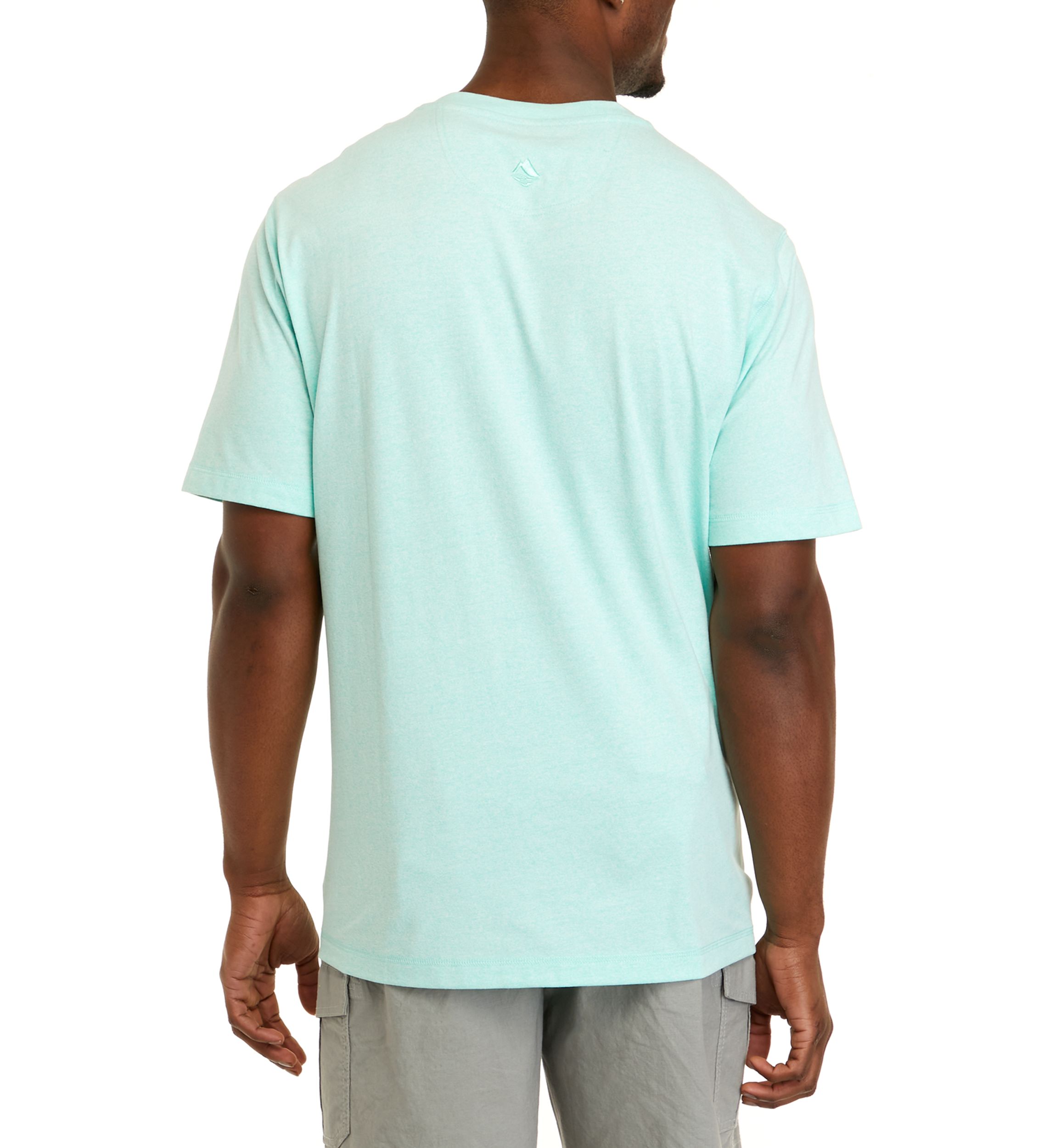 Short Sleeve Jaspe Henley Shirt
