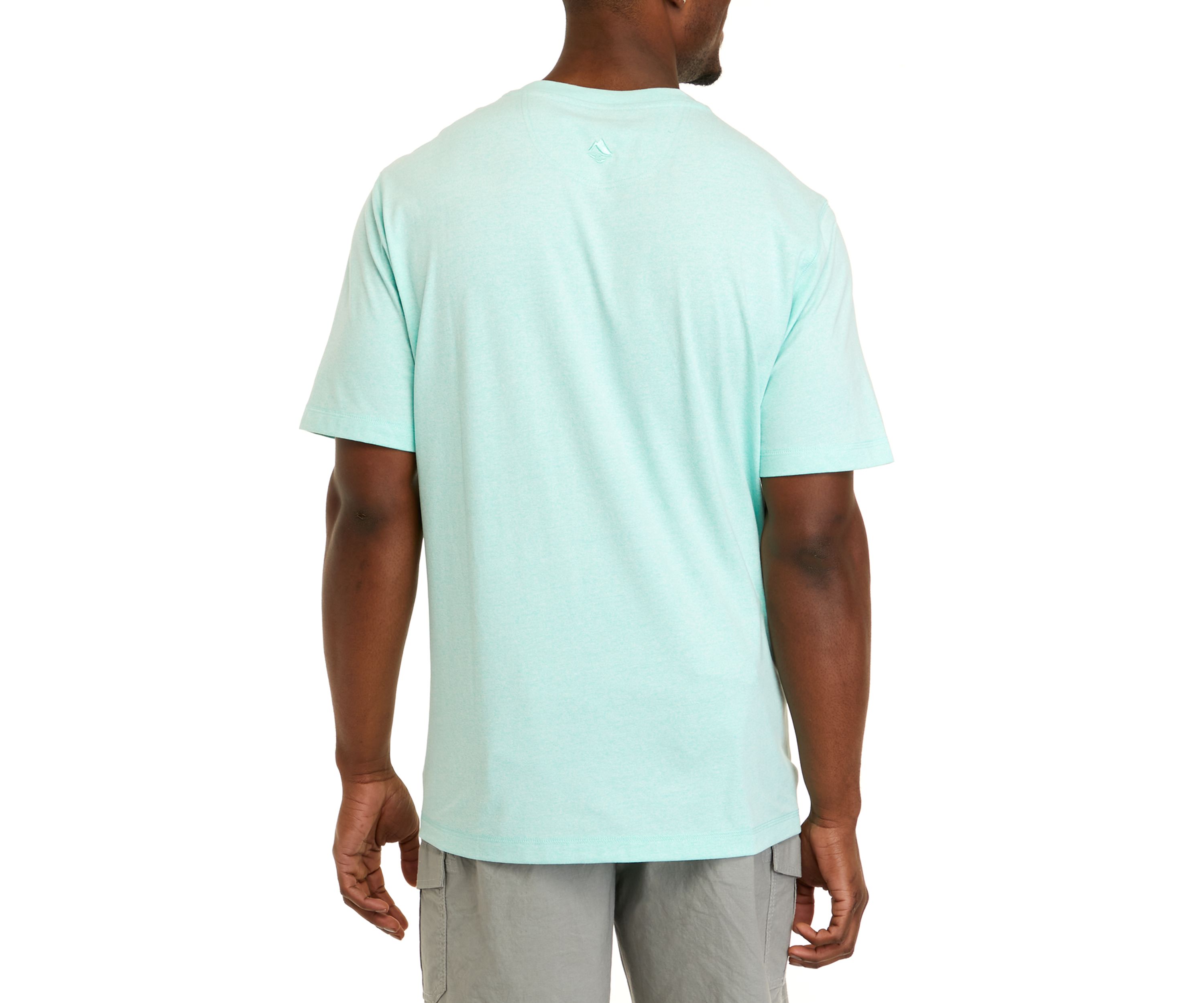 Short Sleeve Jaspe Henley Shirt