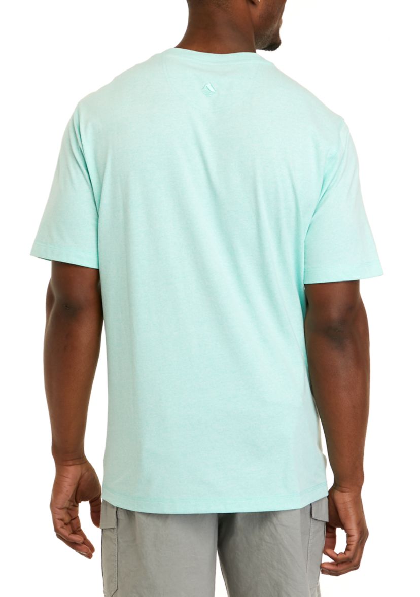 Short Sleeve Jaspe Henley Shirt