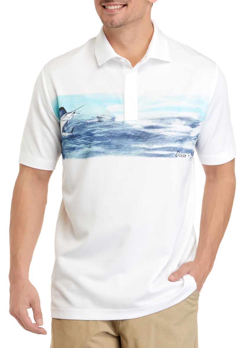 Short Sleeve Printed Fishing Shirt