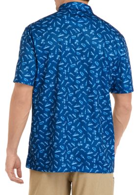 Ocean + Coast® Short Sleeve Printed Fishing Shirt