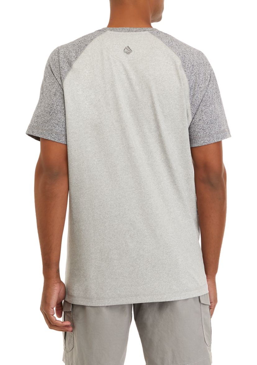 Short Sleeve Jaspe Raglan Shirt
