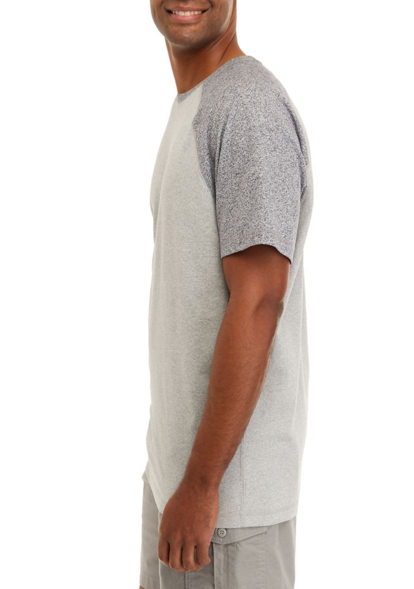 Short Sleeve Jaspe Raglan Shirt