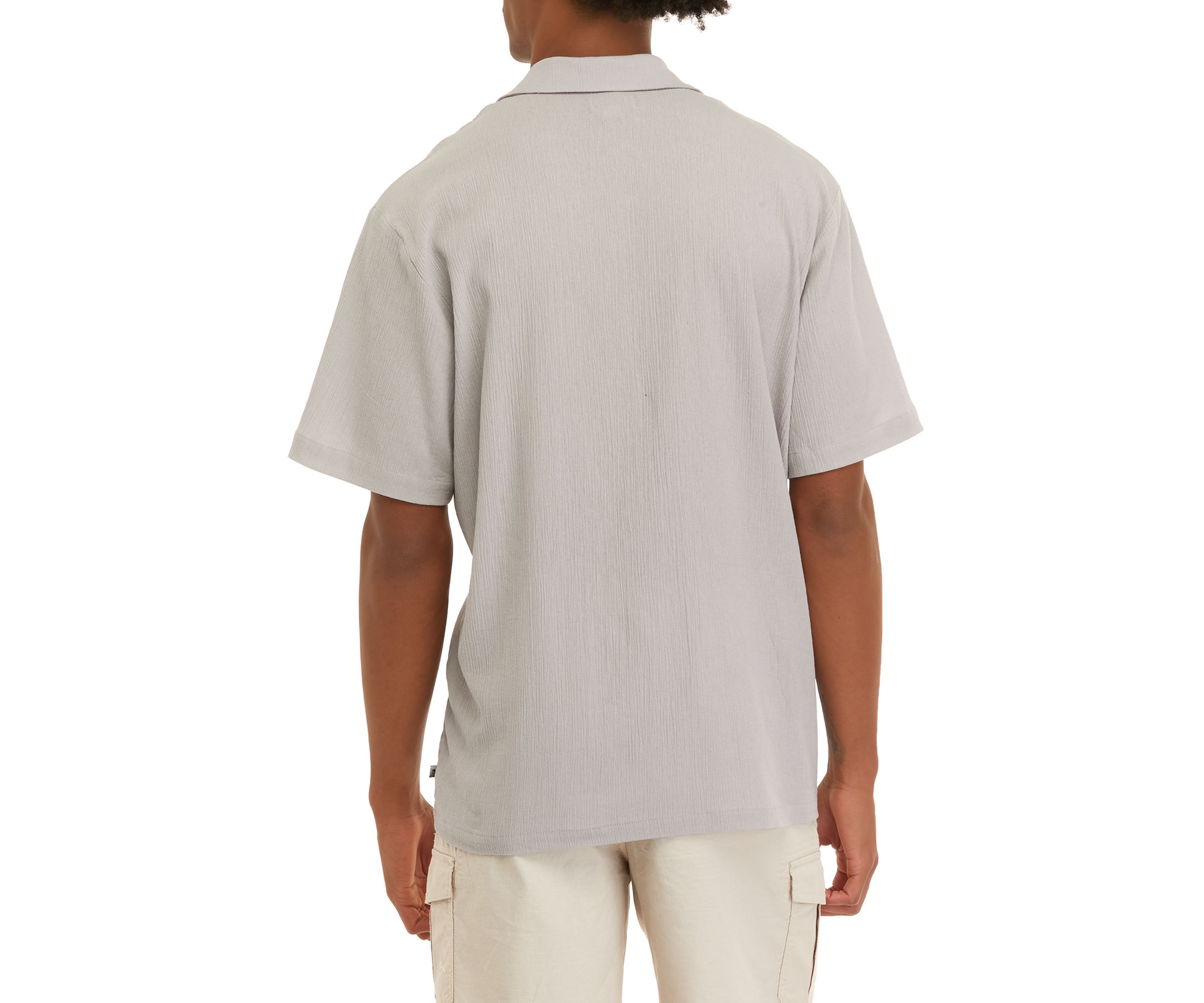Short Sleeve Button Down Camp Shirt