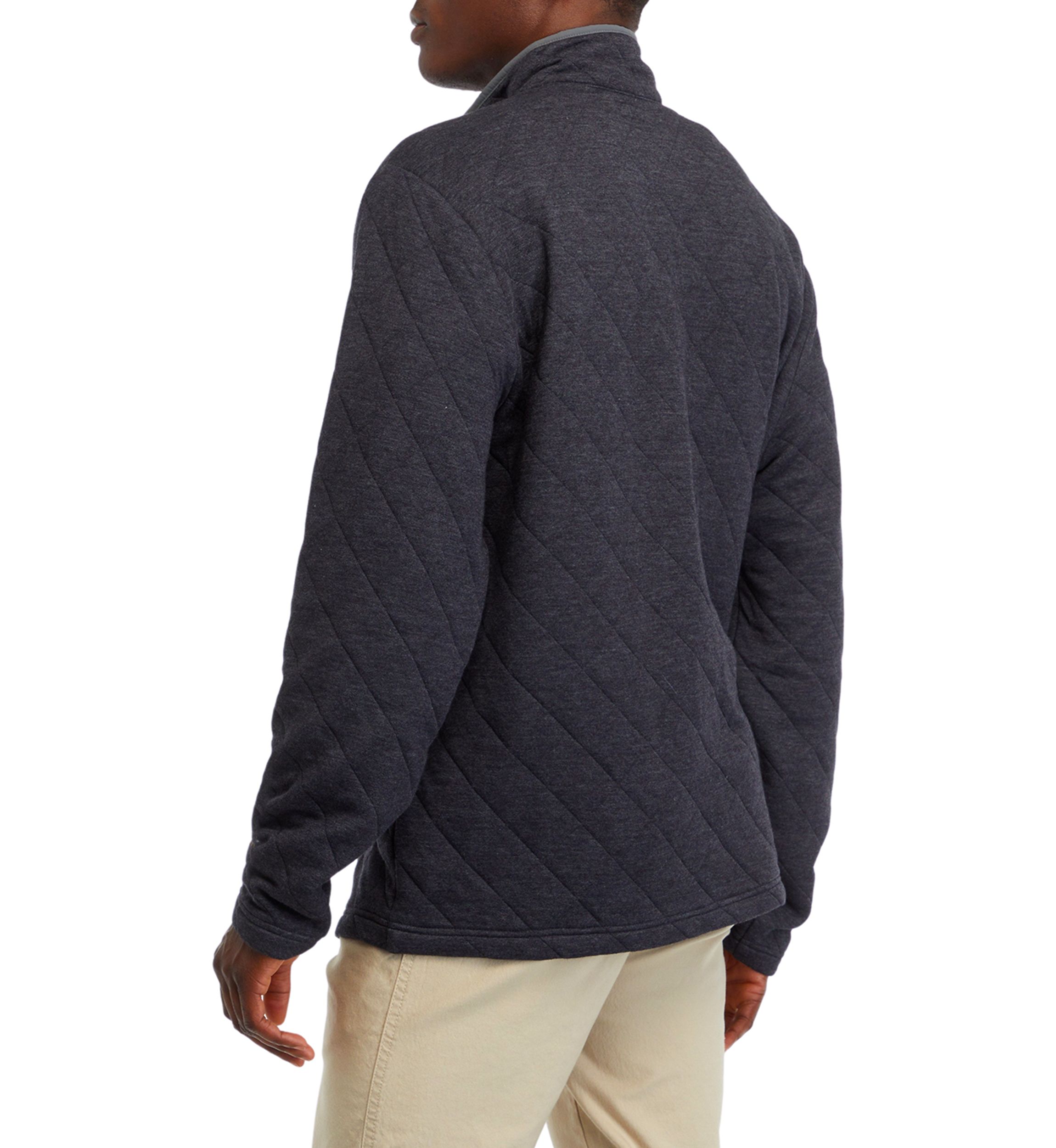 Quilted 1/4 Snap Pullover