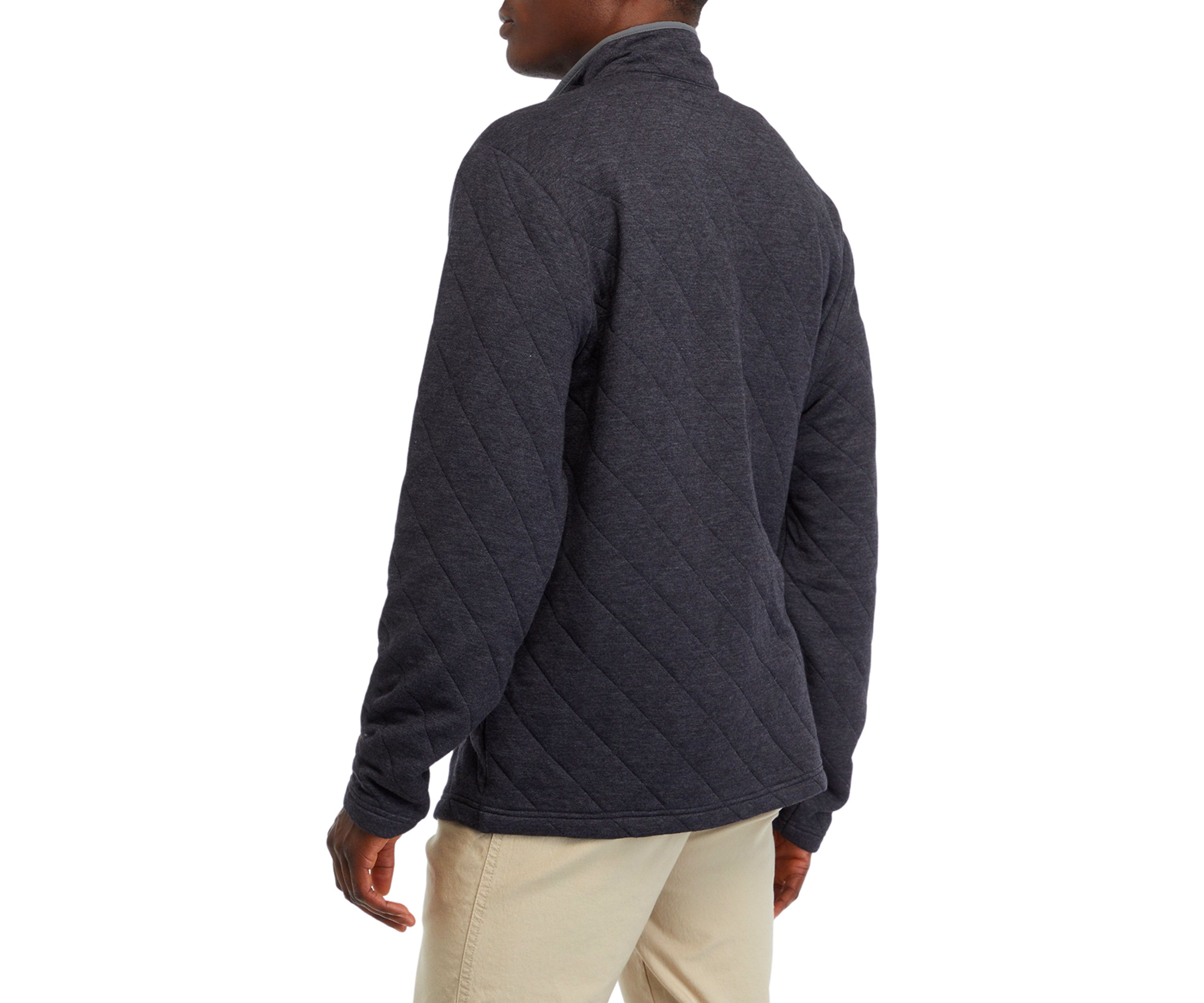 Quilted 1/4 Snap Pullover