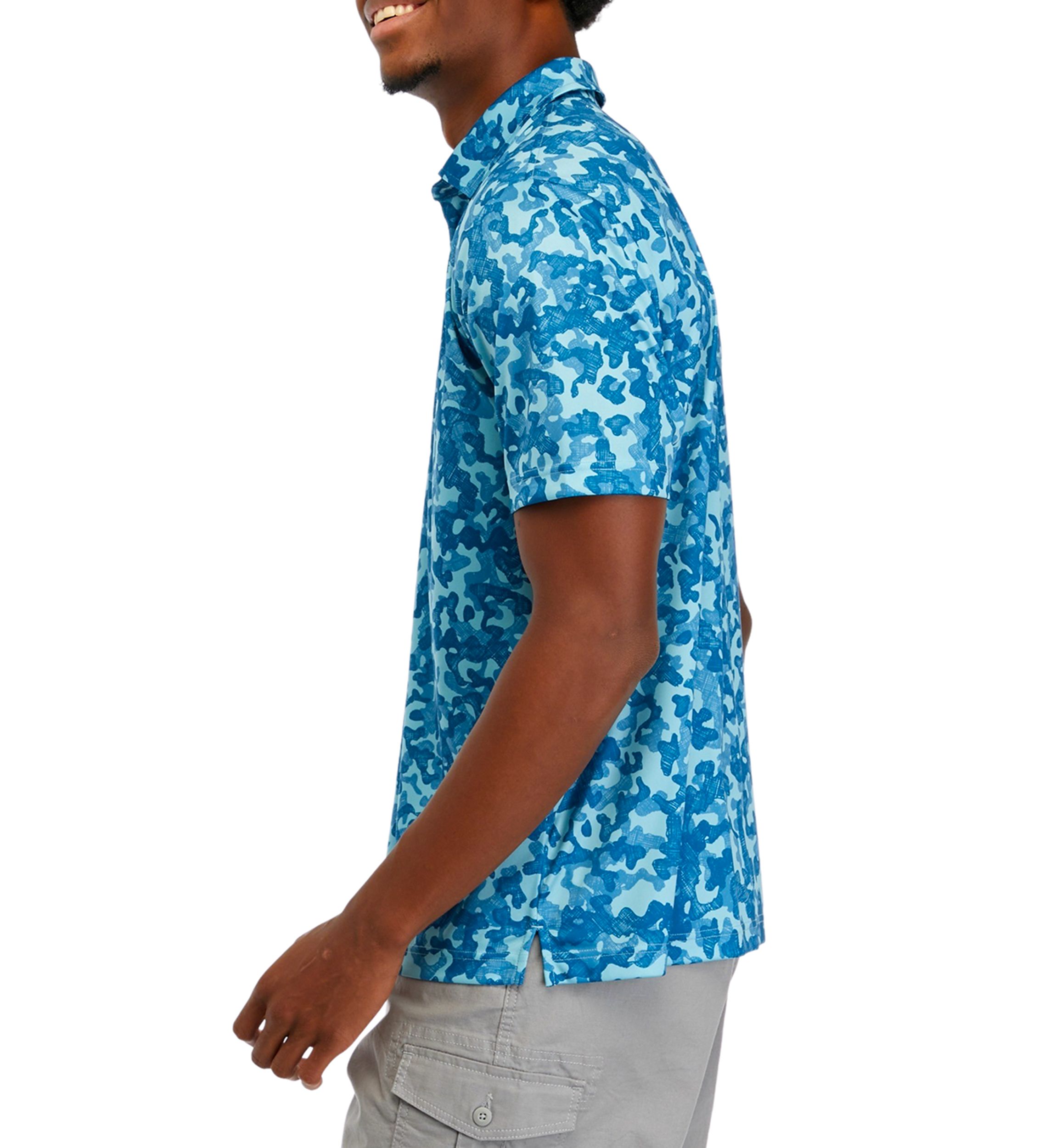 Printed Fishing Polo Shirt