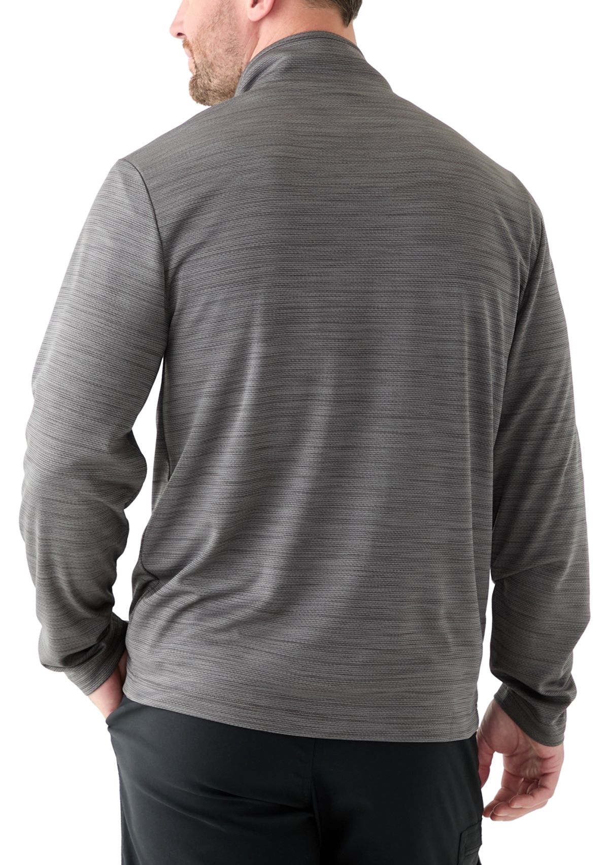 Textured 1/4 Zip Pullover