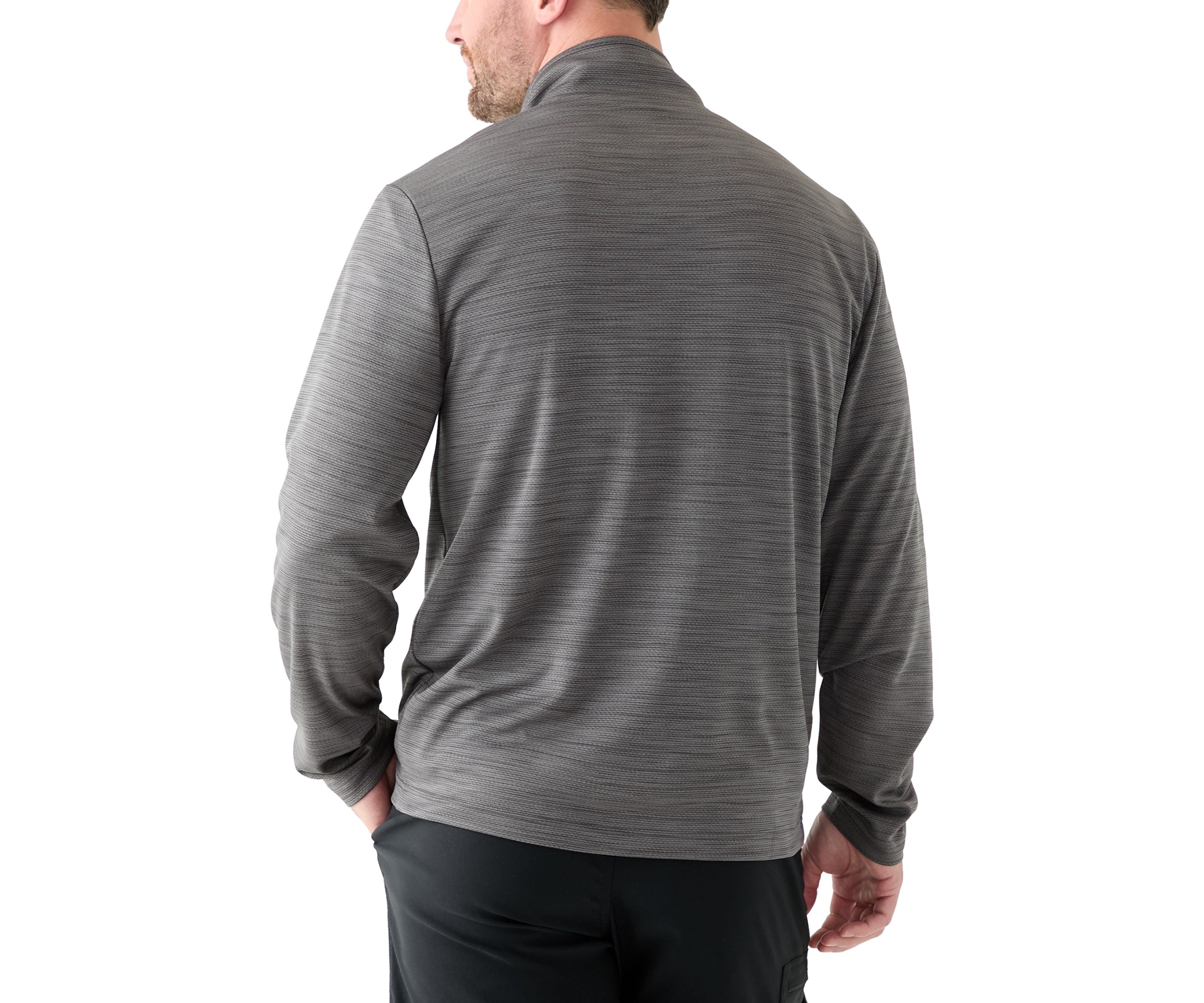 Textured 1/4 Zip Pullover