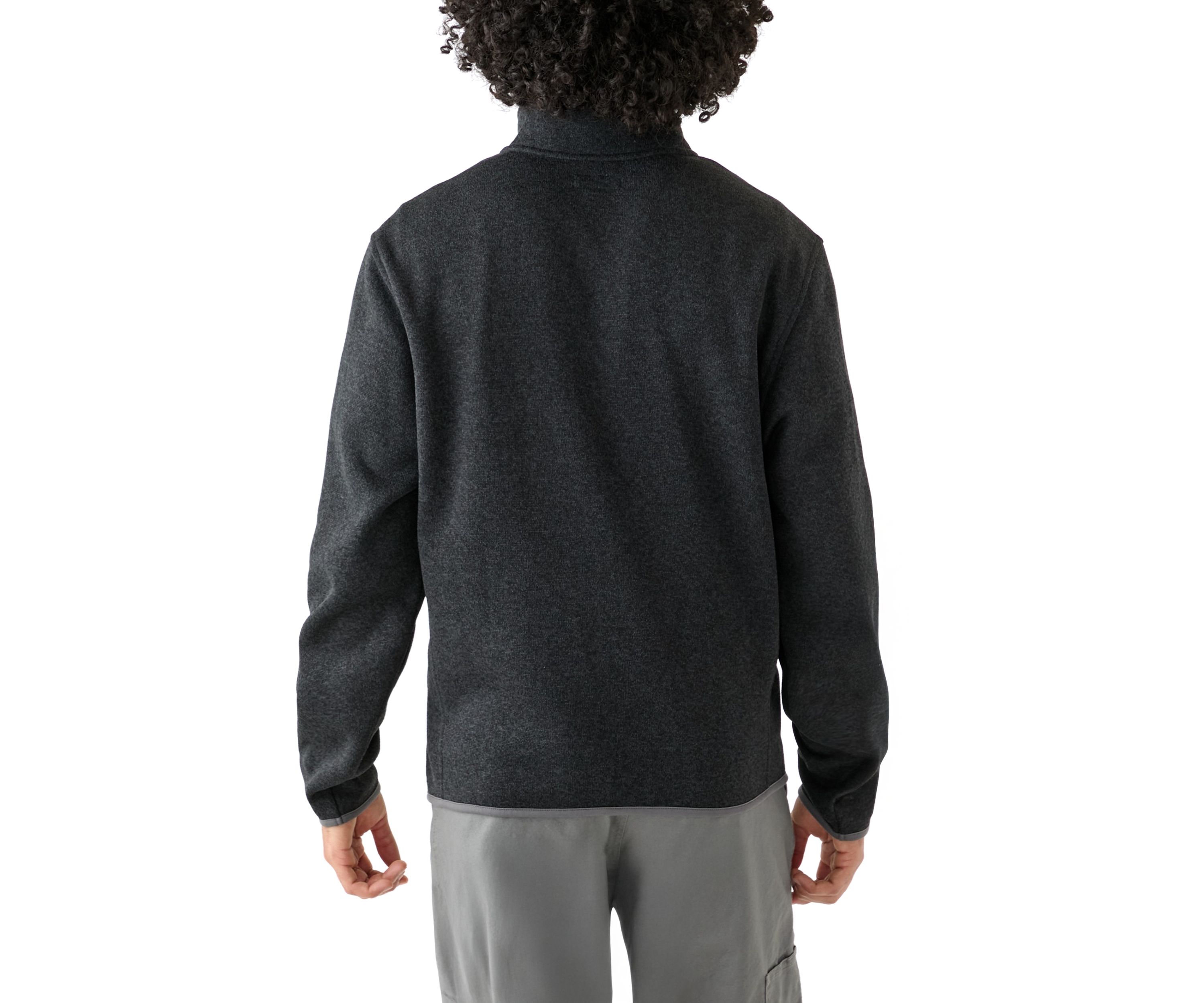 Mens Full Zip Fleece Sweater