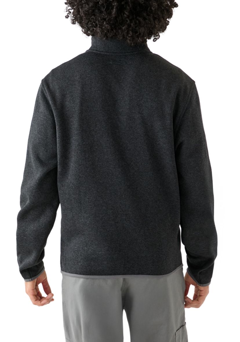Mens Full Zip Fleece Sweater