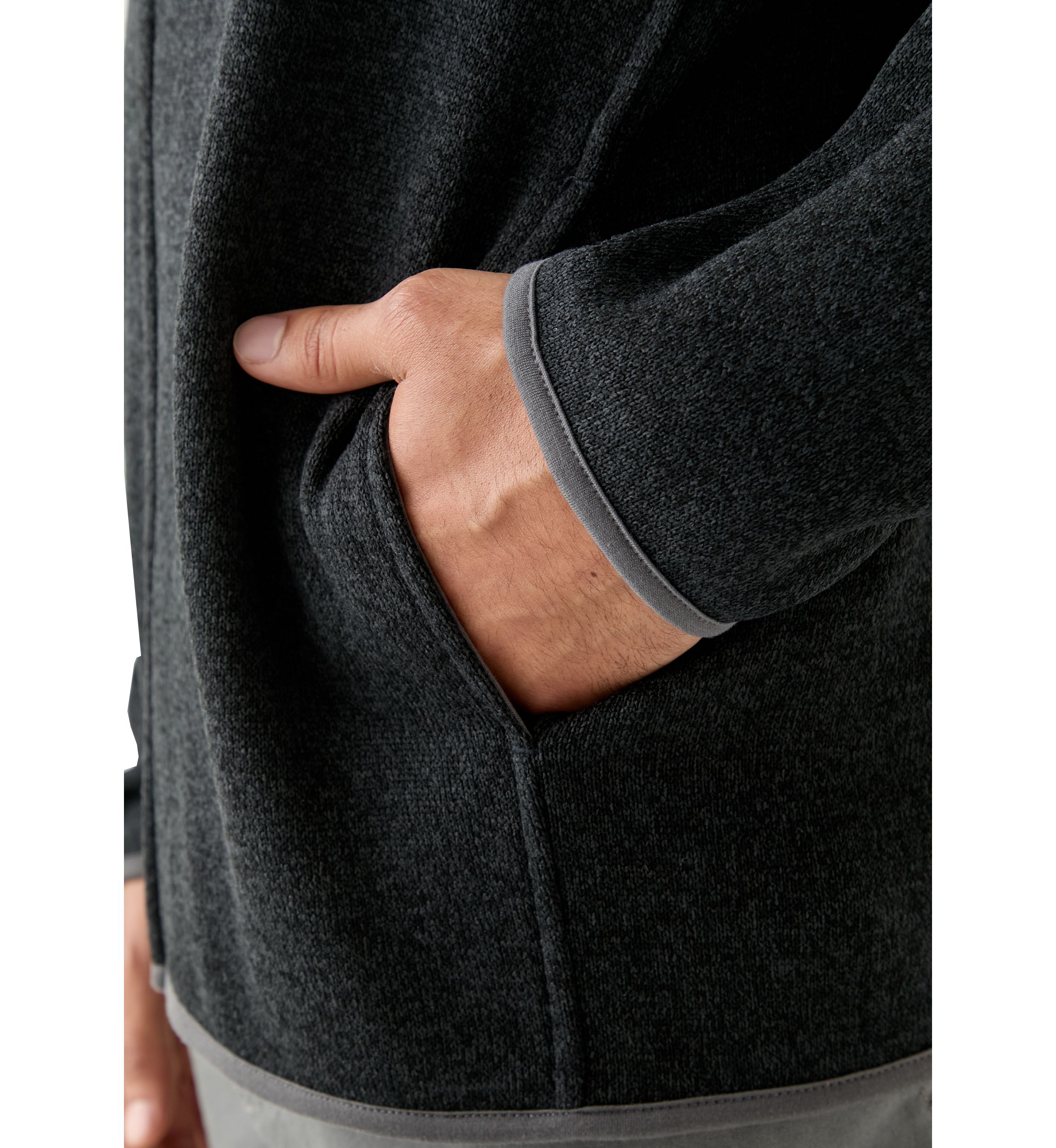 Mens Full Zip Fleece Sweater