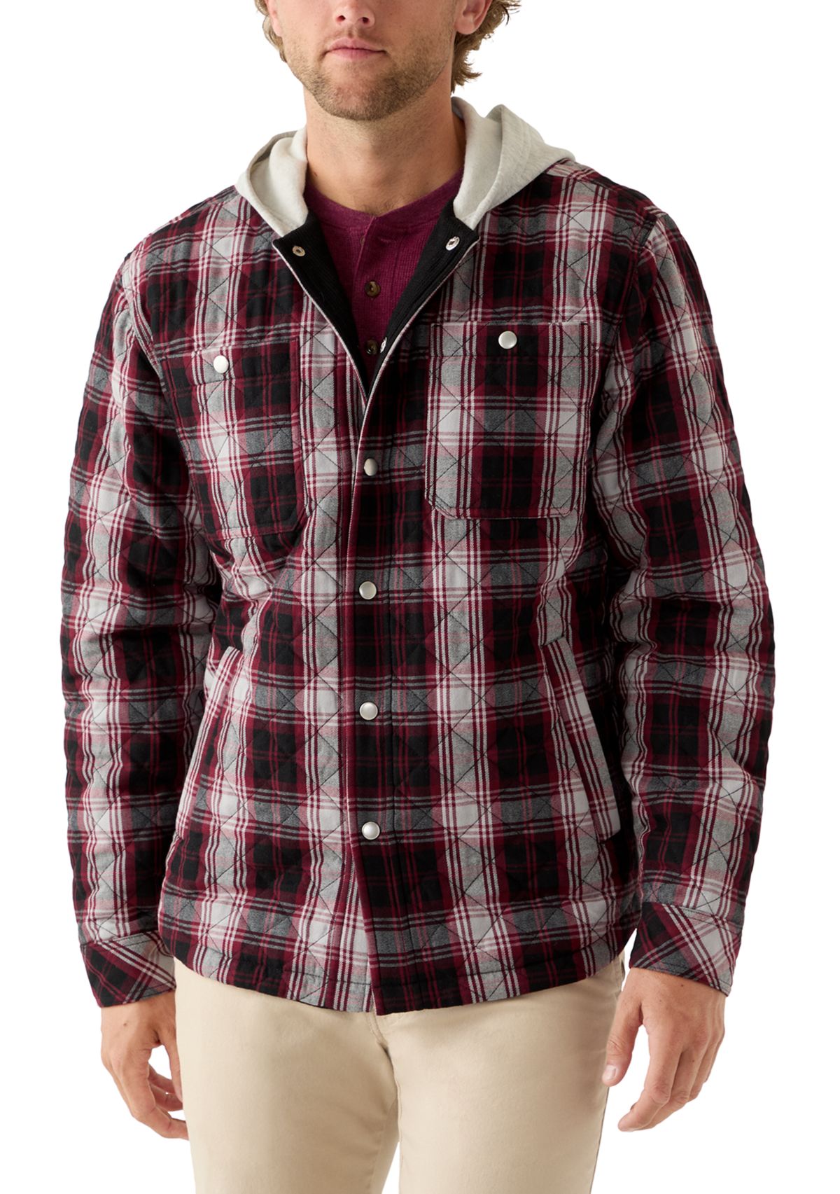 Hooded Flannel Shirt 