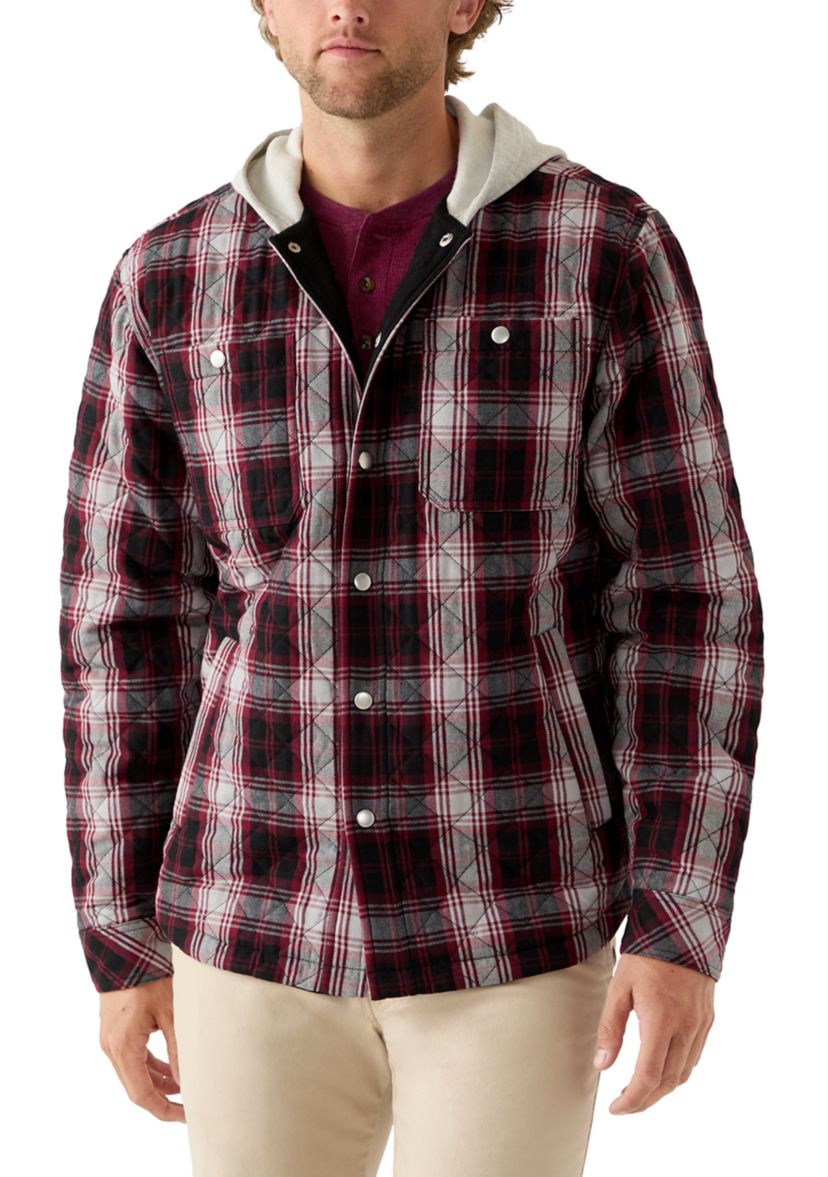 Hooded Flannel Shirt 