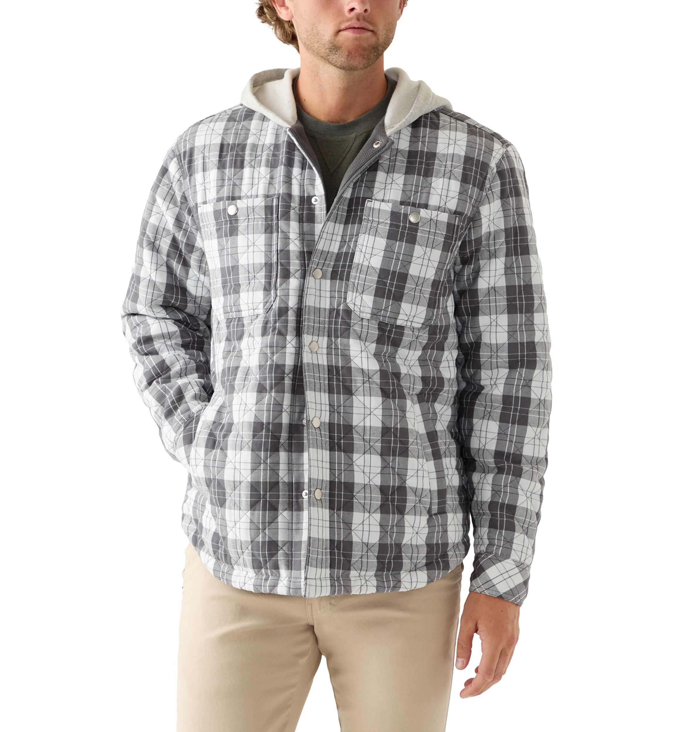 Hooded Flannel Shirt 