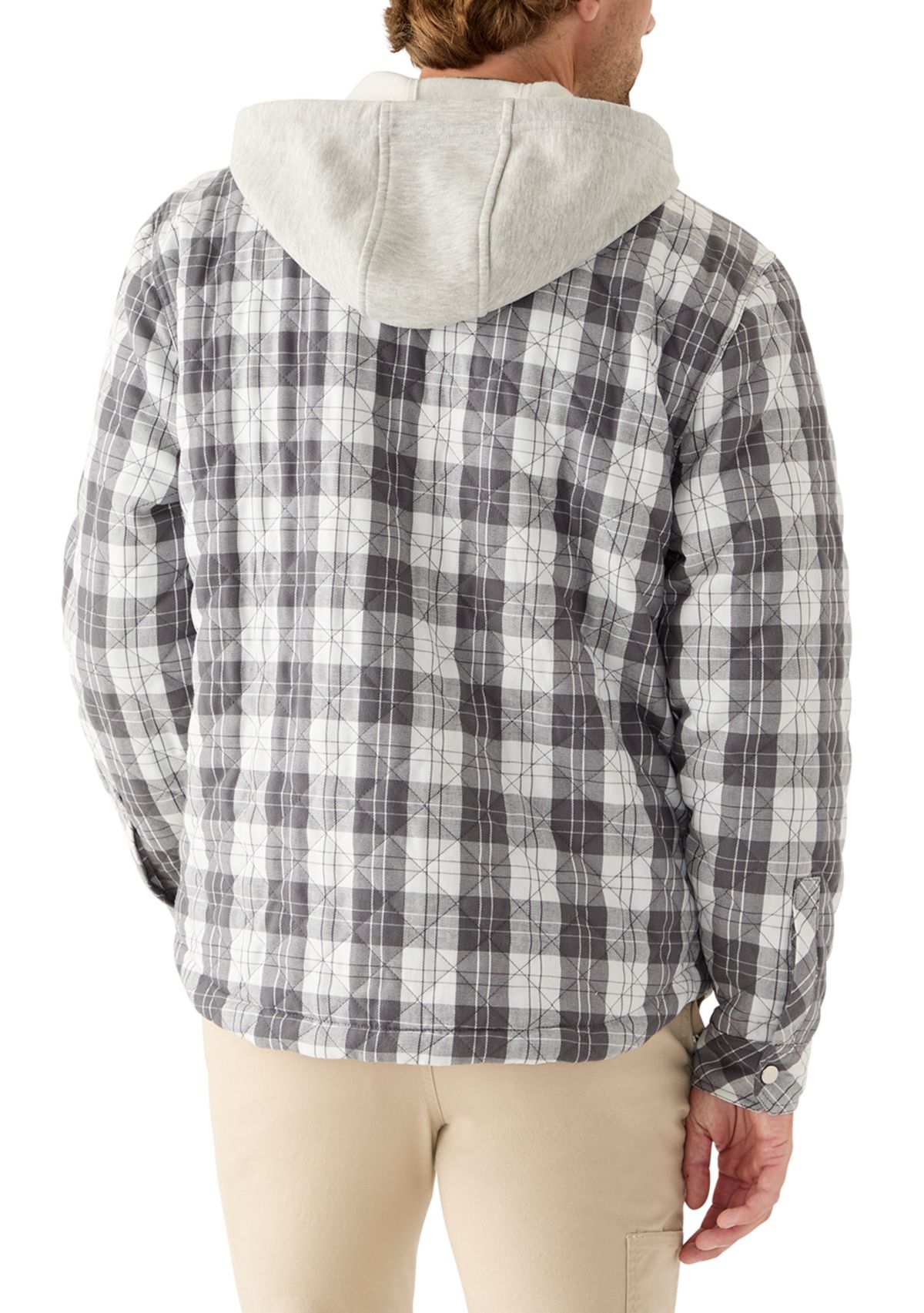 Hooded Flannel Shirt 