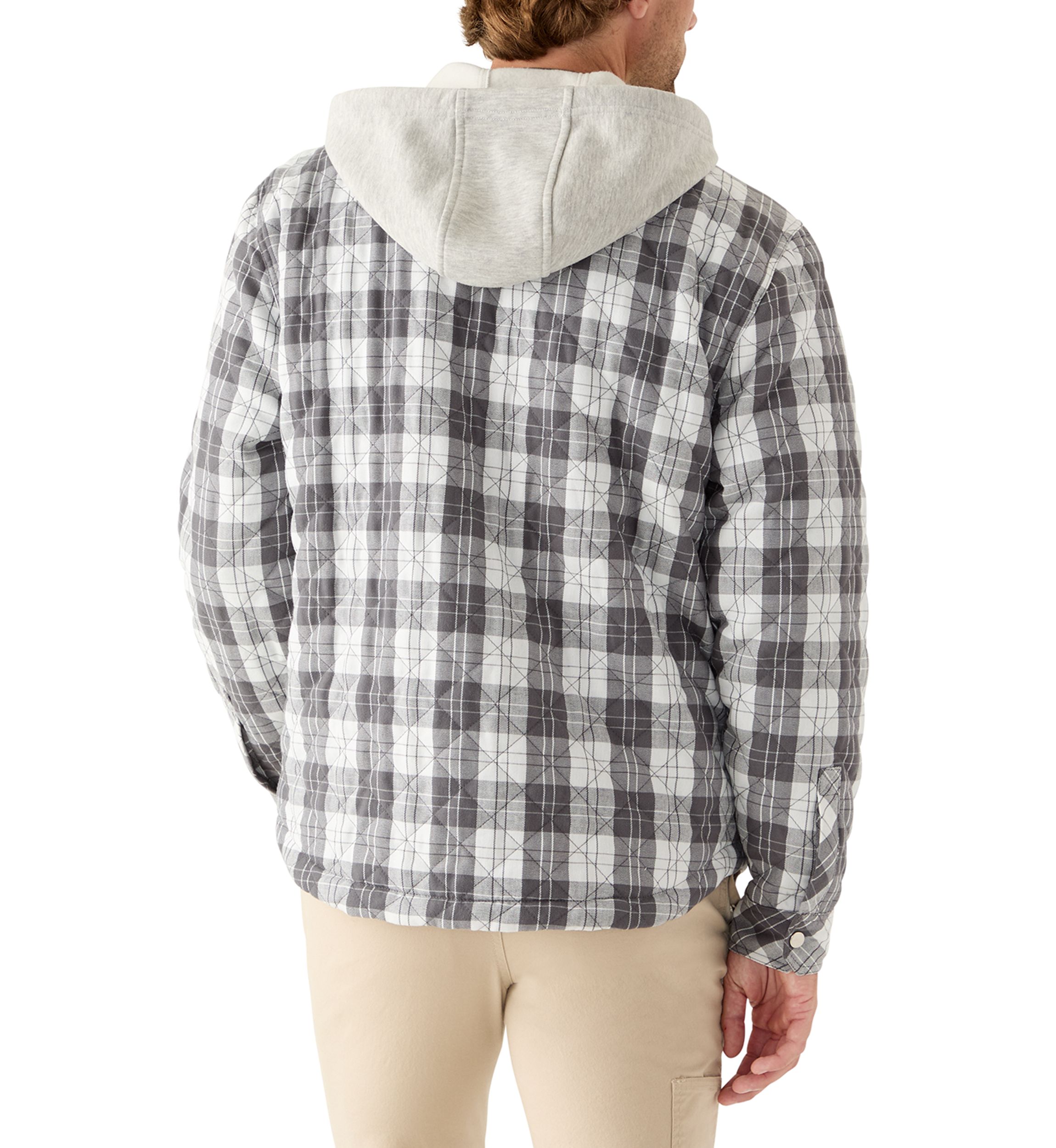Hooded Flannel Shirt 