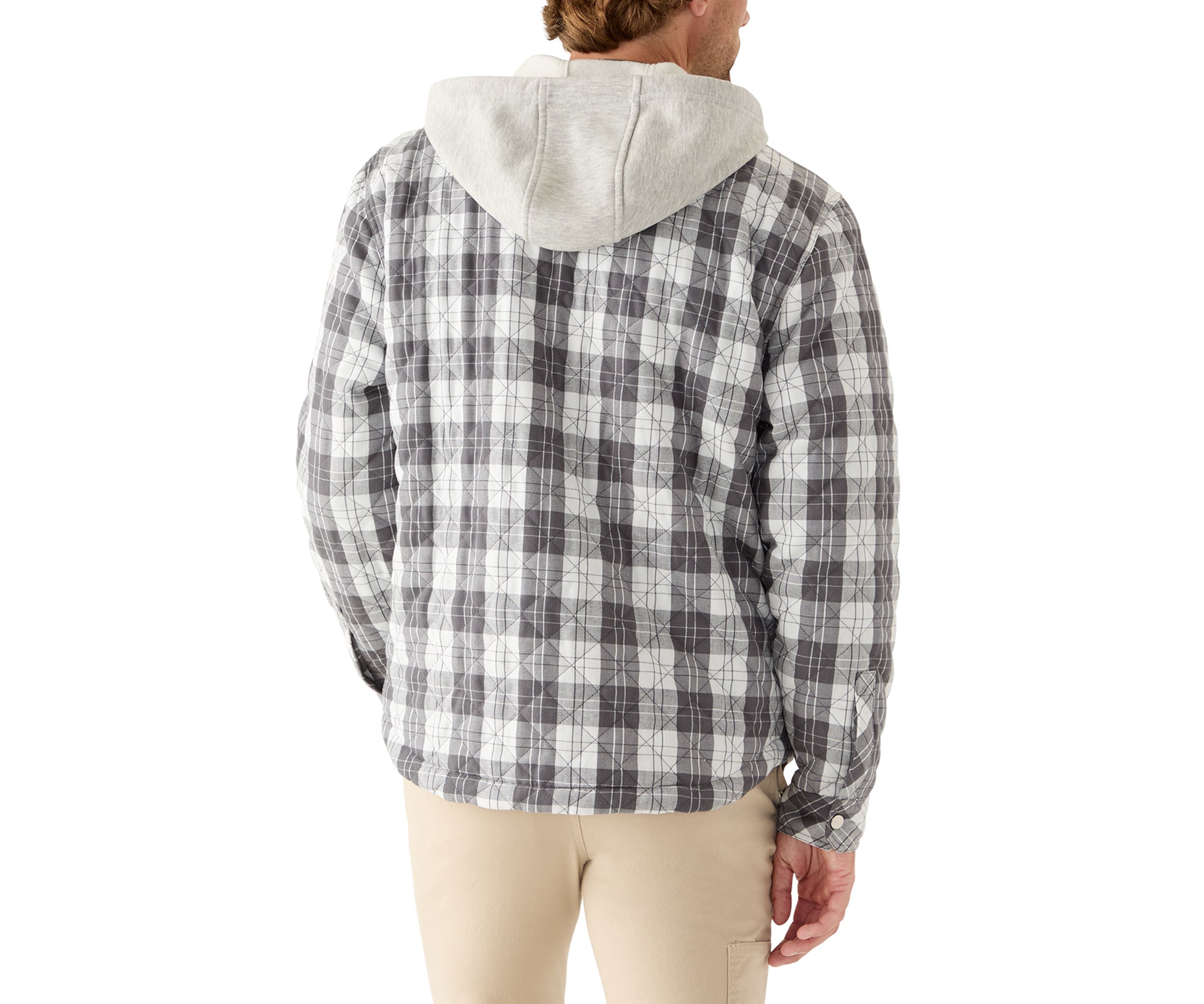 Hooded Flannel Shirt 