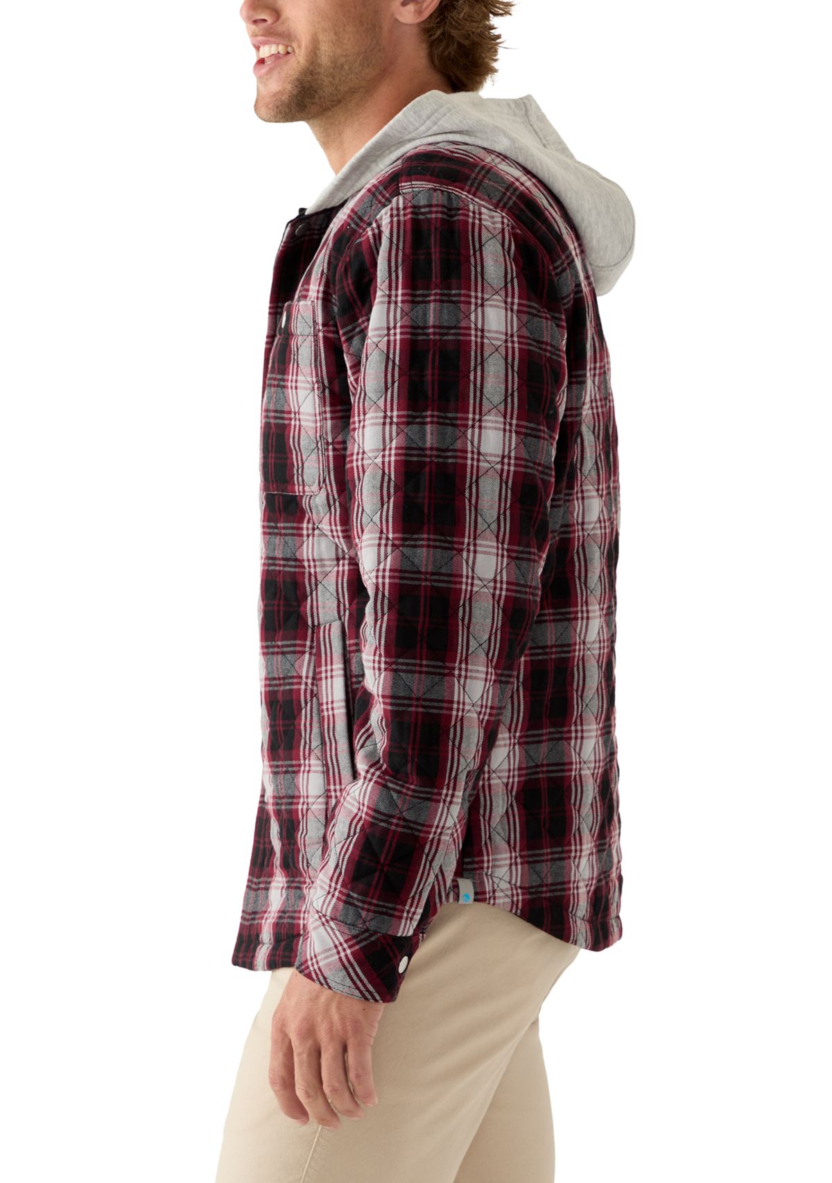 Hooded Flannel Shirt 