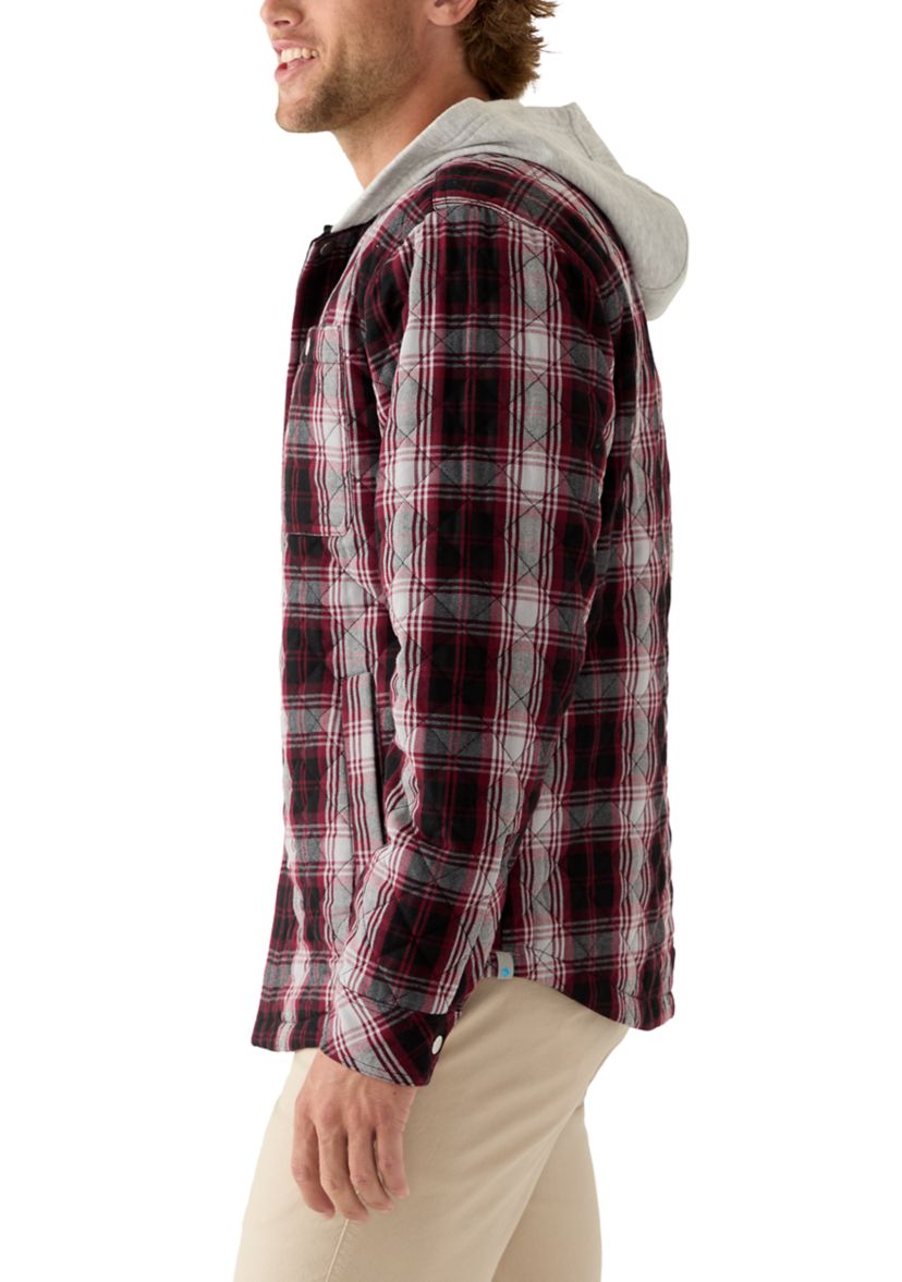 Hooded Flannel Shirt 